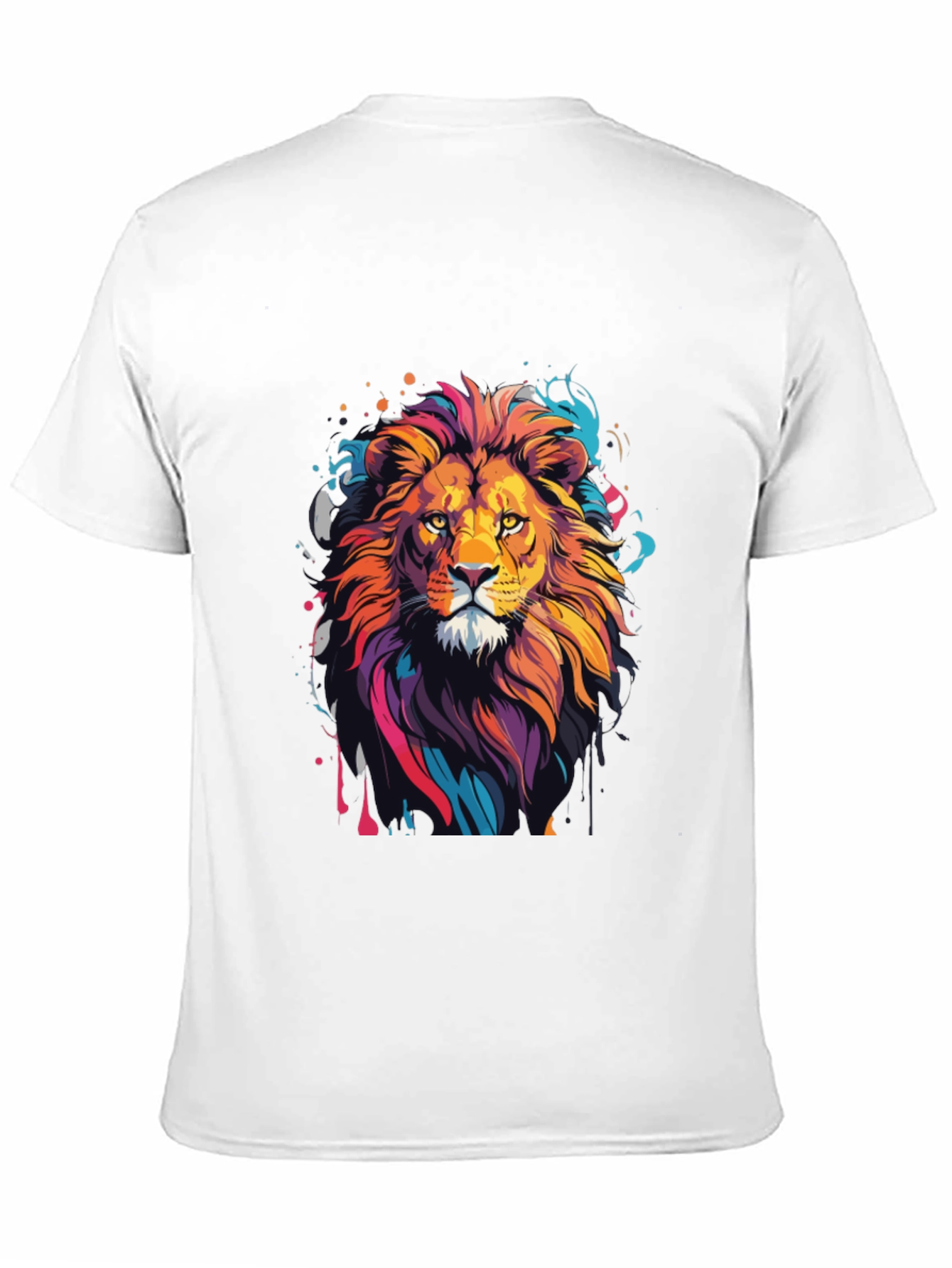 Lion Graphic Tee - Mens Black T-Shirt