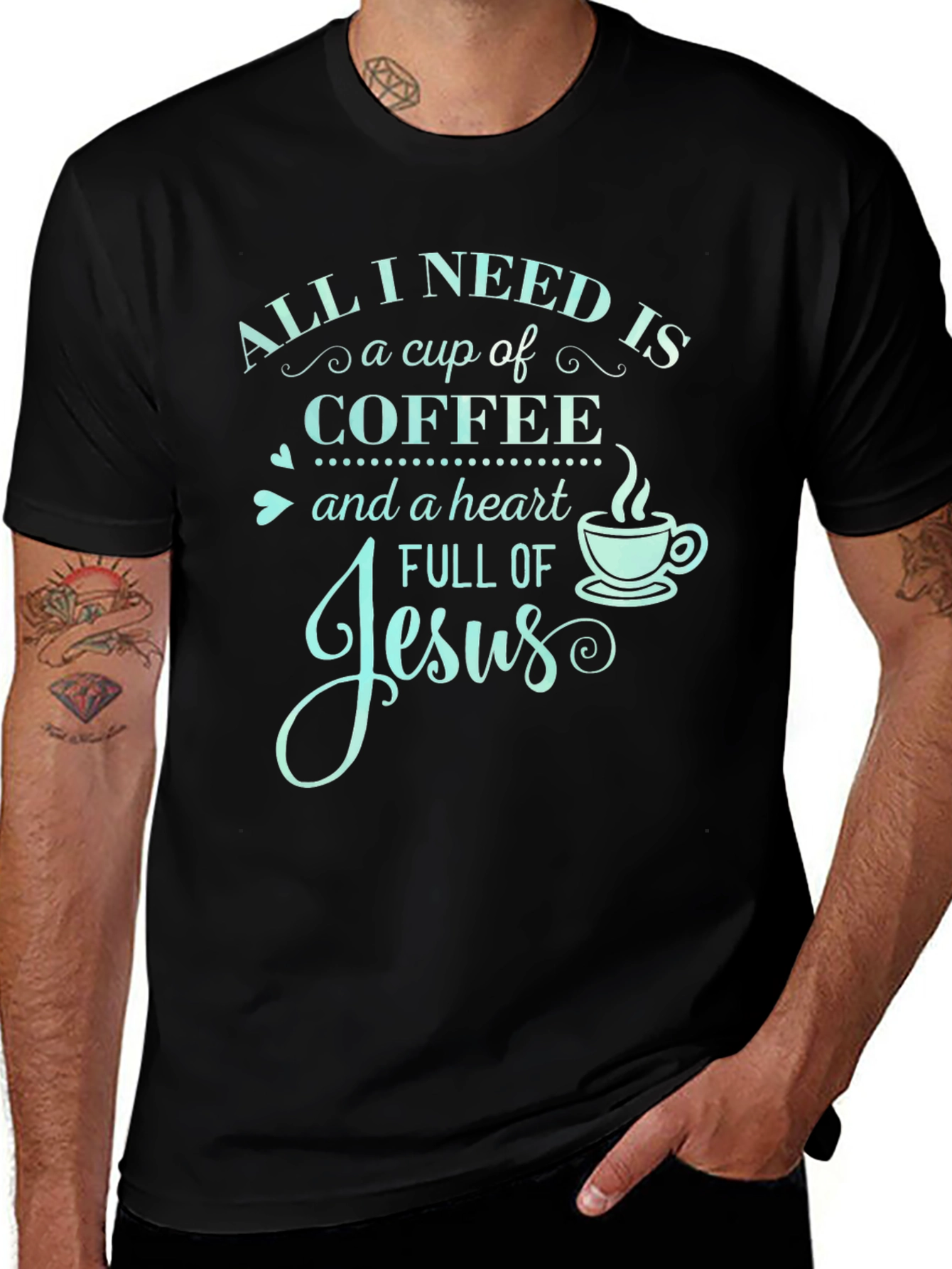 Coffee & Jesus Graphic T-Shirt