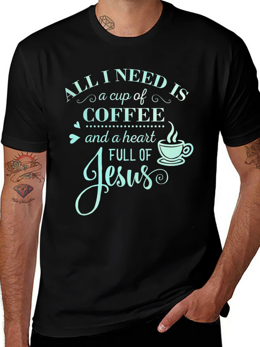 Coffee & Jesus Graphic T-Shirt