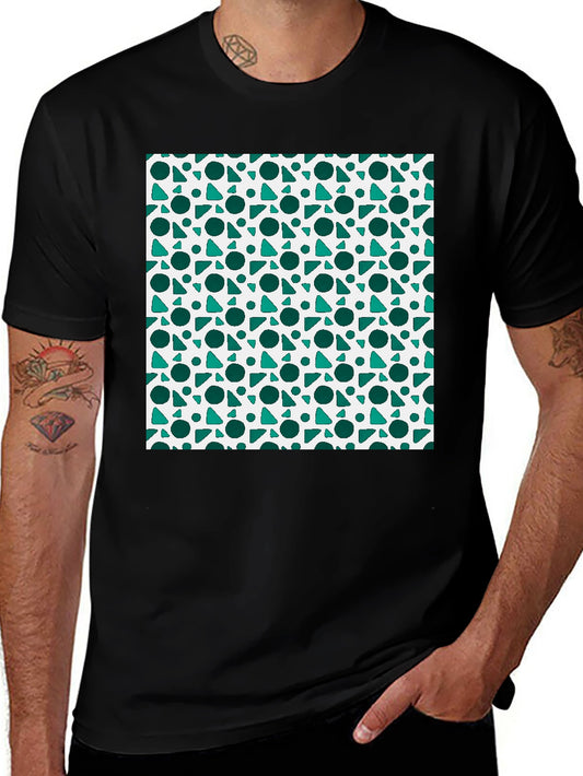 Geometric Pattern Tee - Cool Casual Style