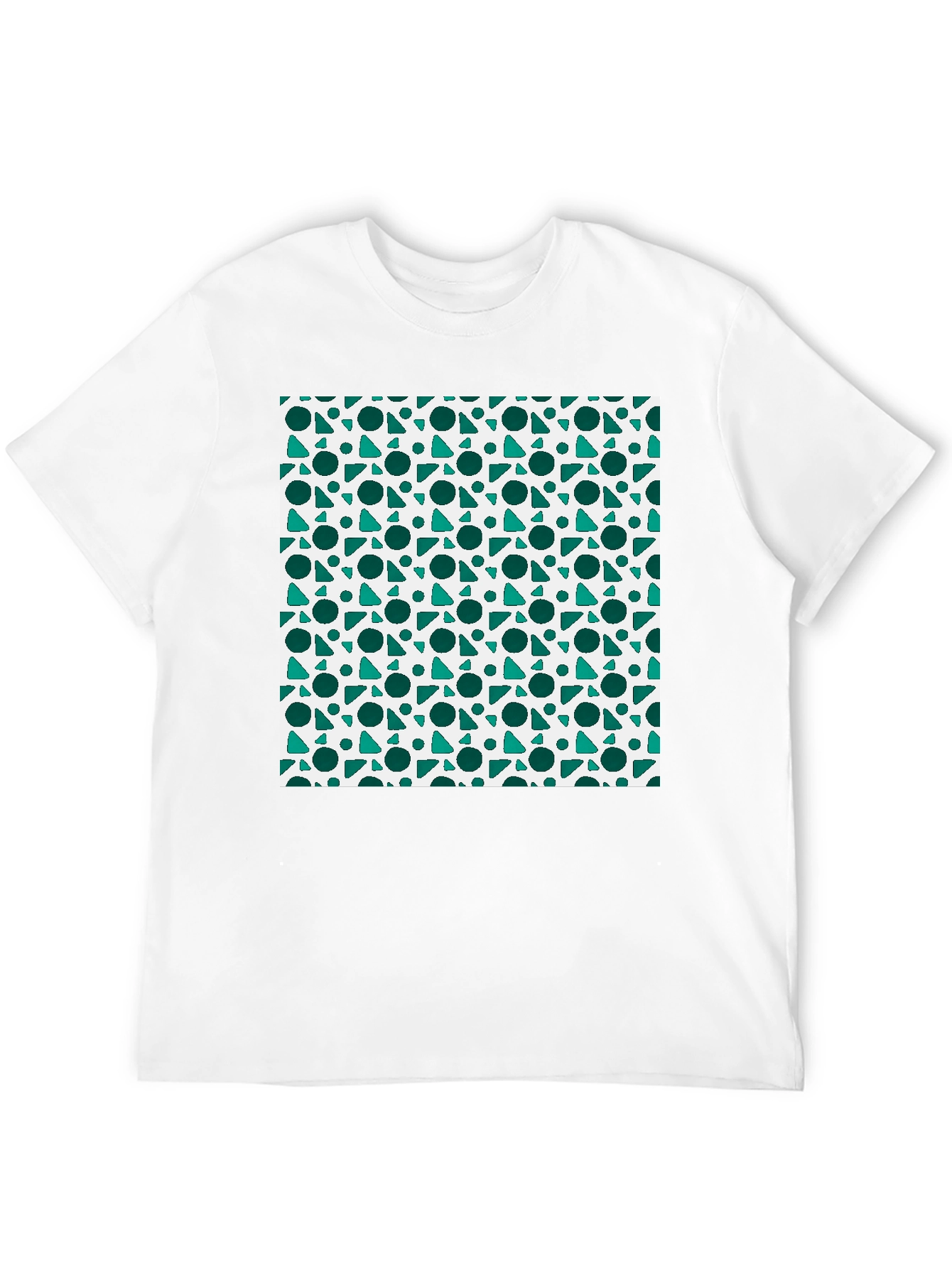 Geometric Pattern Tee - Cool Casual Style