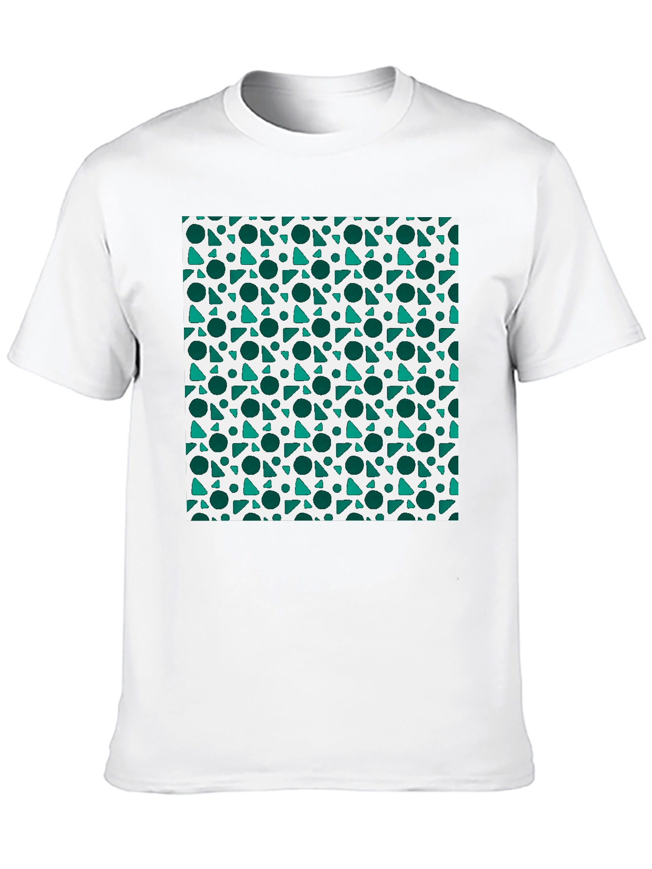 Geometric Pattern Tee - Cool Casual Style