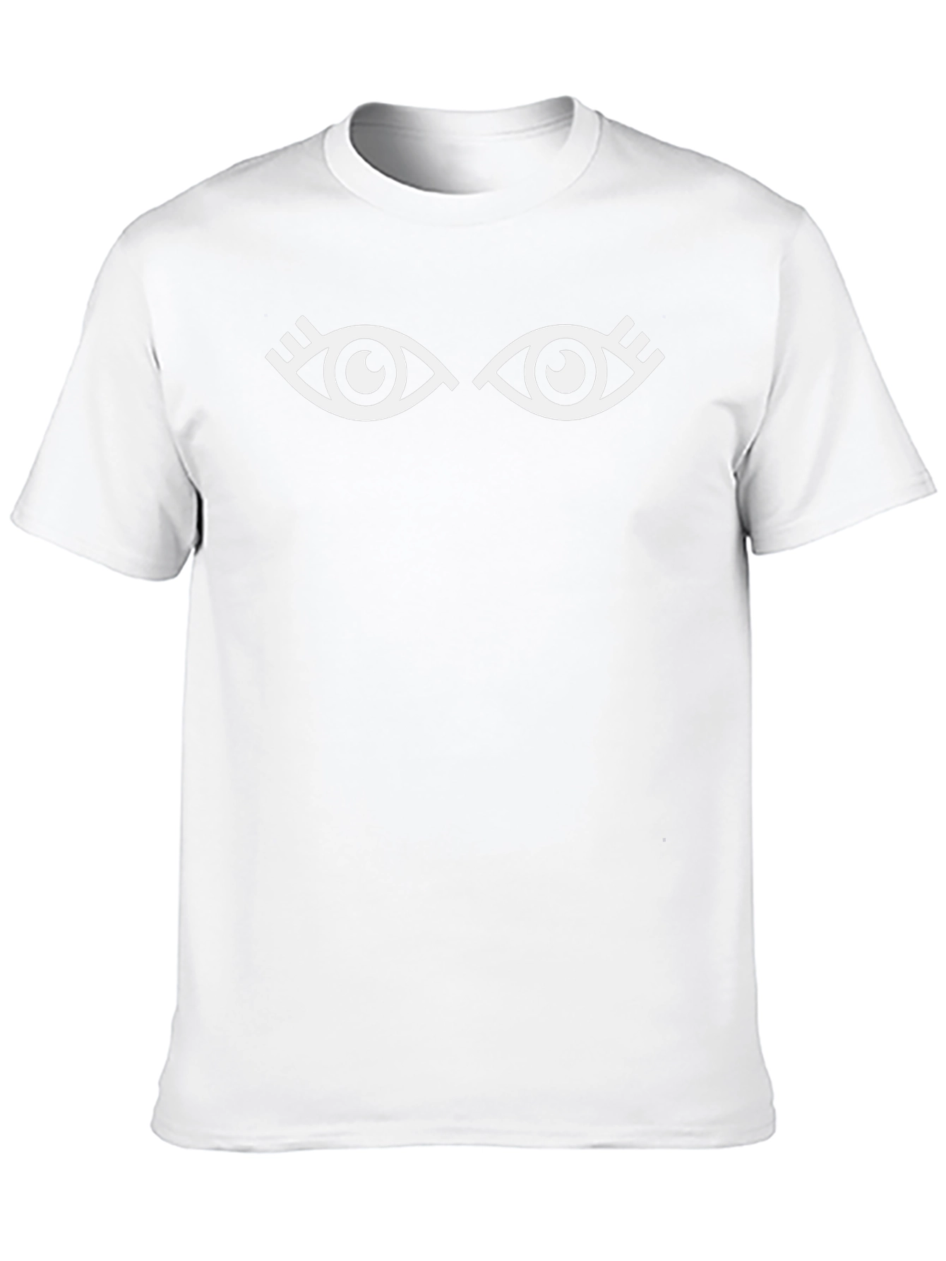 Eye Graphic Tee - Stylish Black Cotton T-Shirt