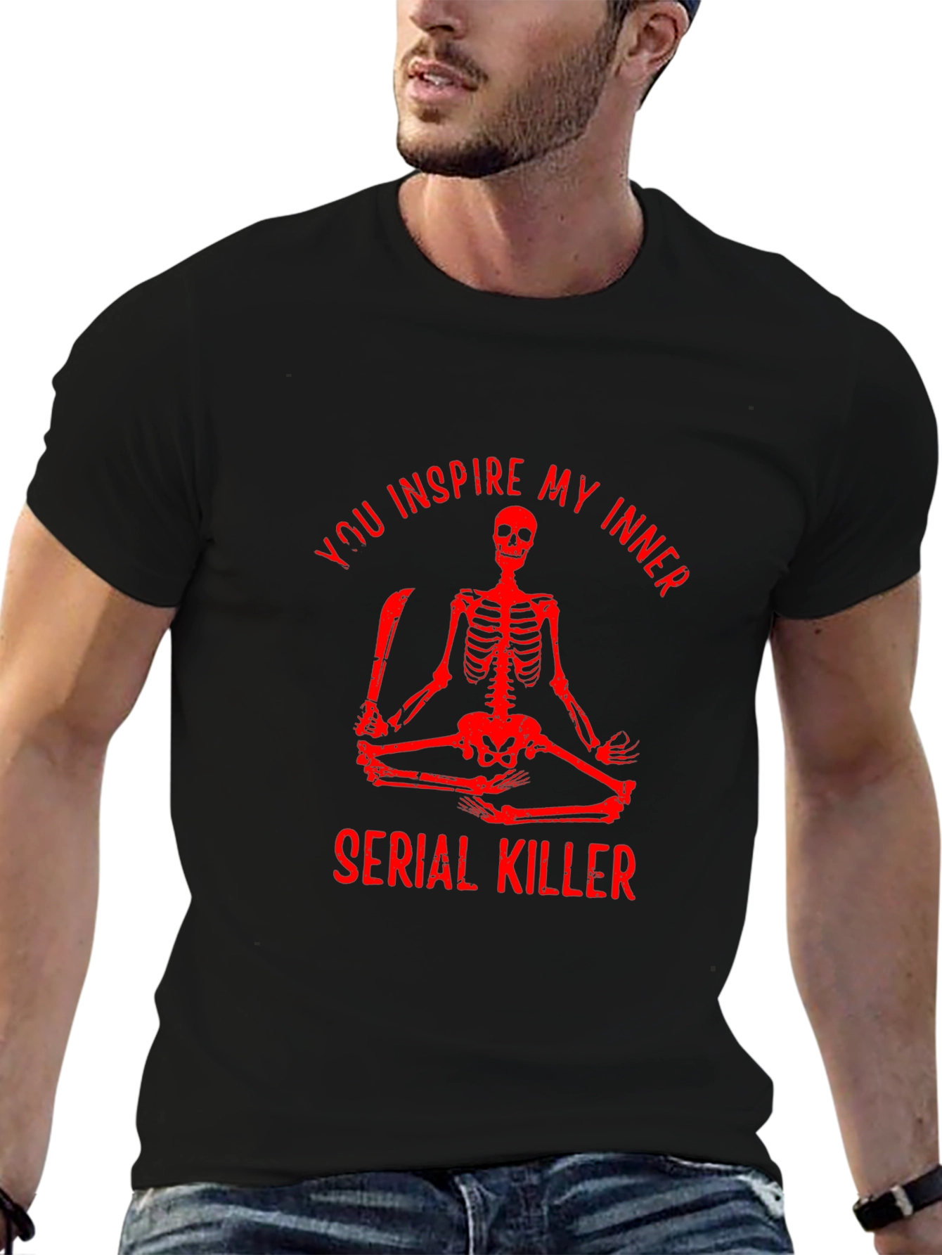 Inner Serial Killer T-Shirt - Red Graphic Tee