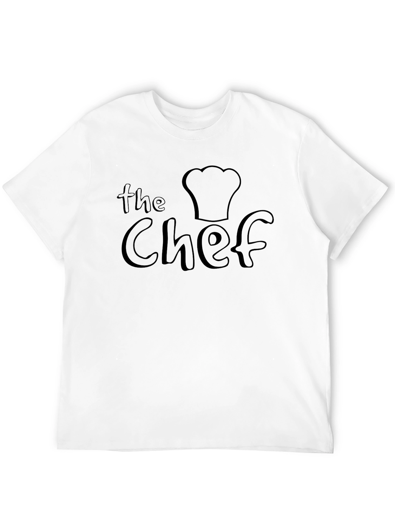 The Chef Graphic Tee - Black Crew Neck T-Shirt