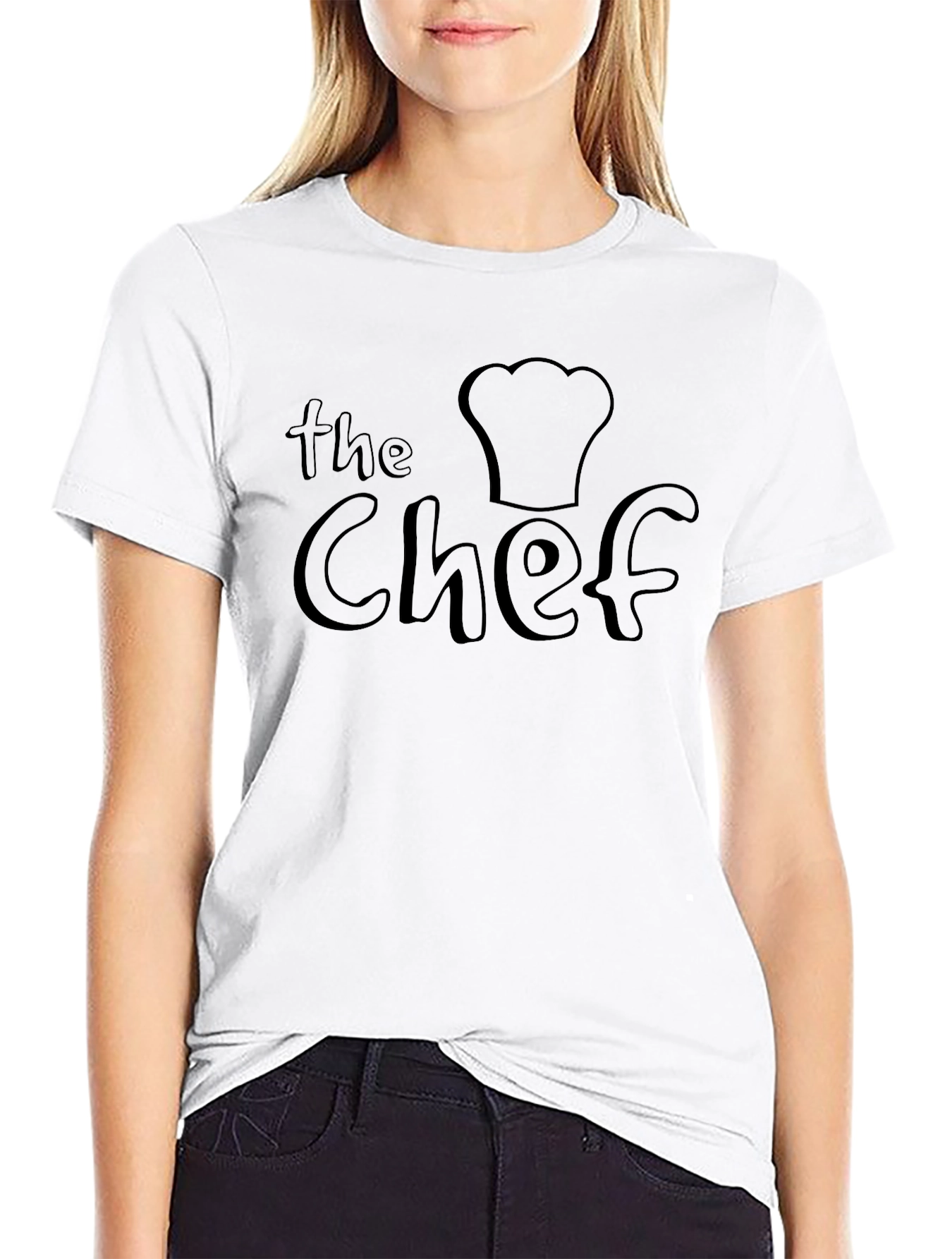 The Chef Graphic Tee - Black Crew Neck T-Shirt