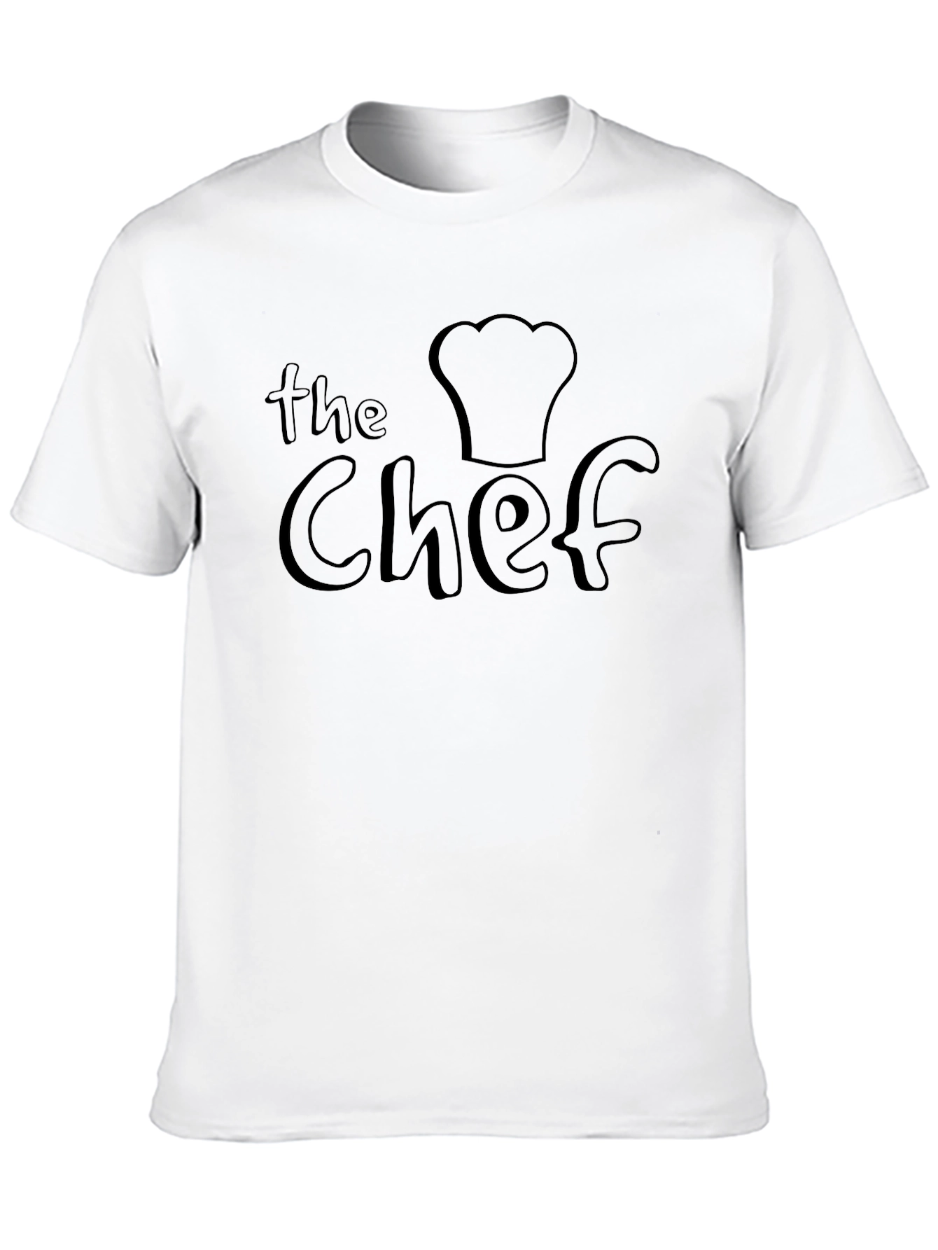 The Chef Graphic Tee - Black Crew Neck T-Shirt