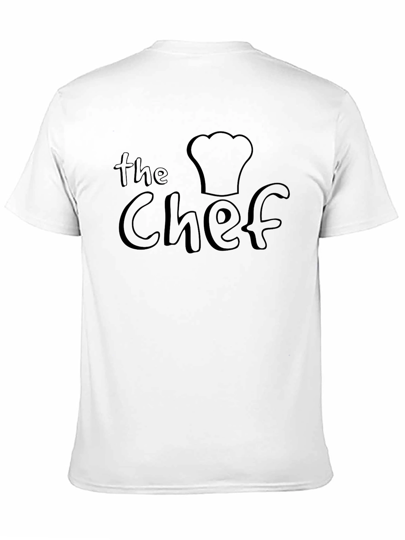 The Chef Graphic Tee - Black Crew Neck T-Shirt