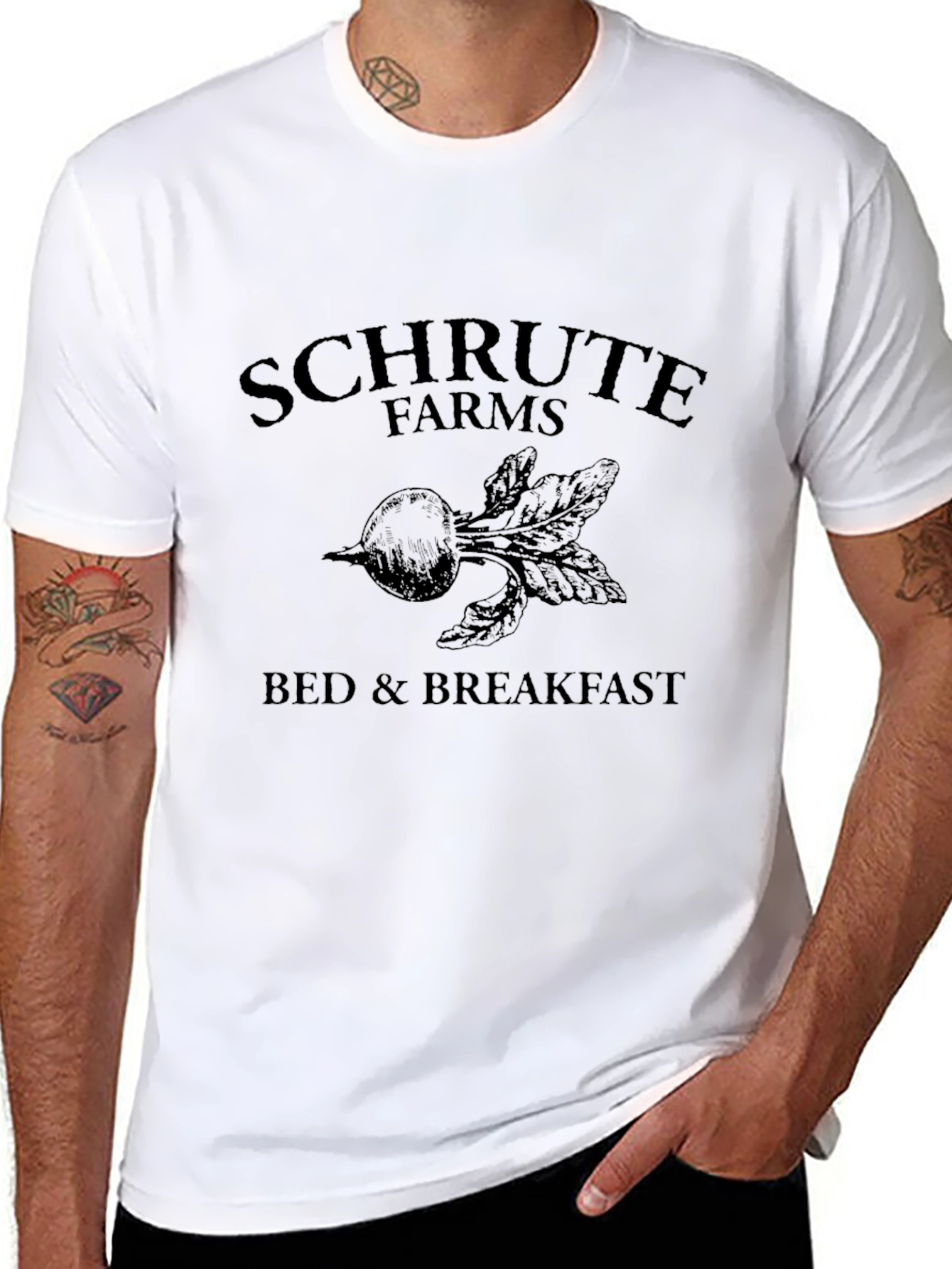 Schrute Farms Bed & Breakfast Black T-Shirt