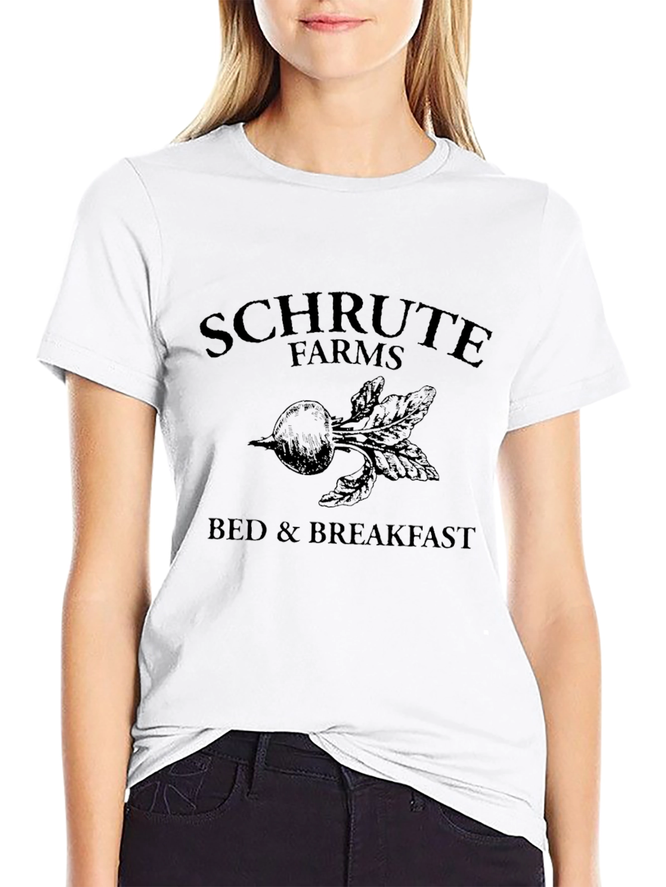 Schrute Farms Bed & Breakfast Black T-Shirt