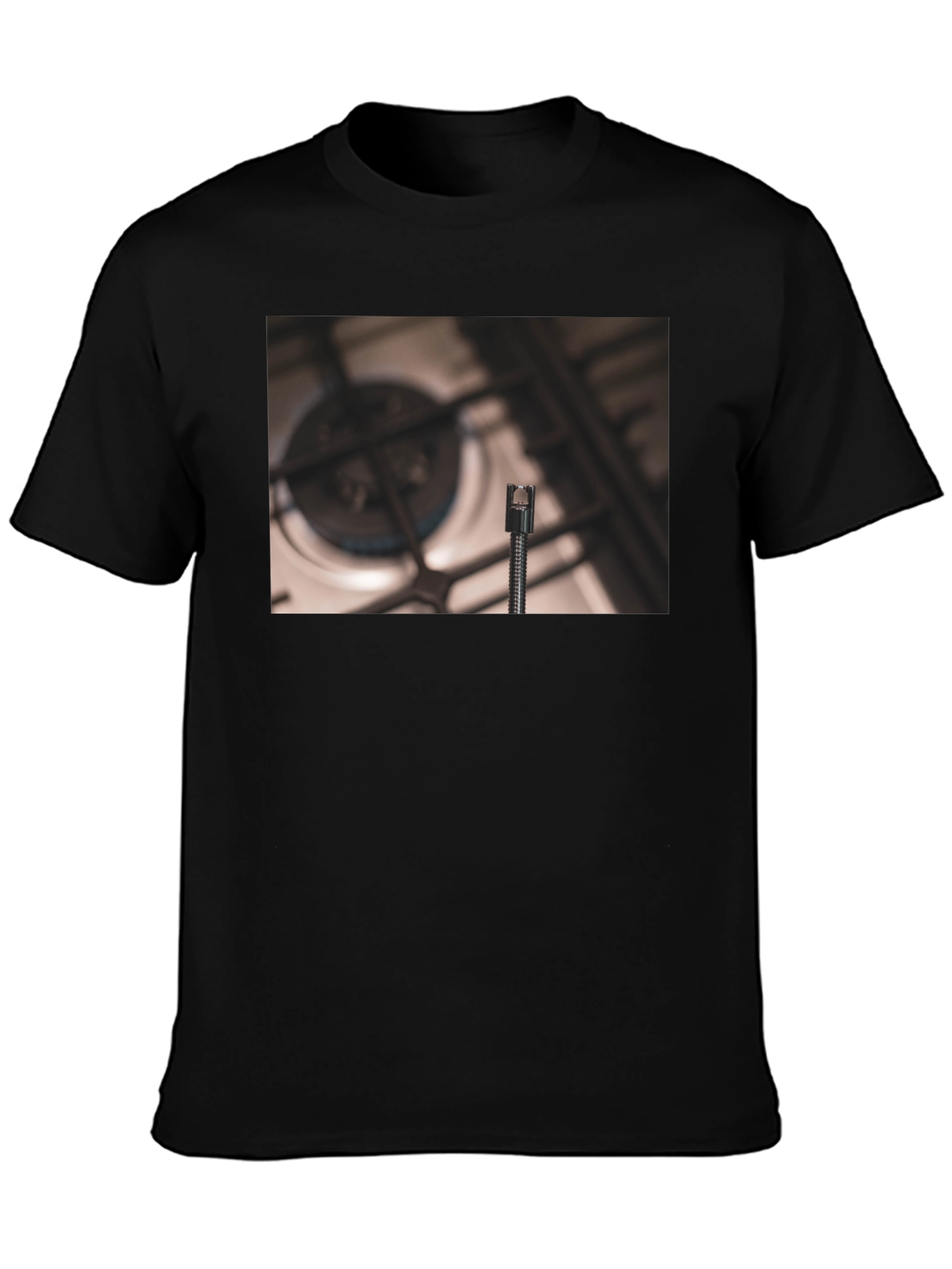 Novelty T-Shirt with Kitchen Burner Graphic