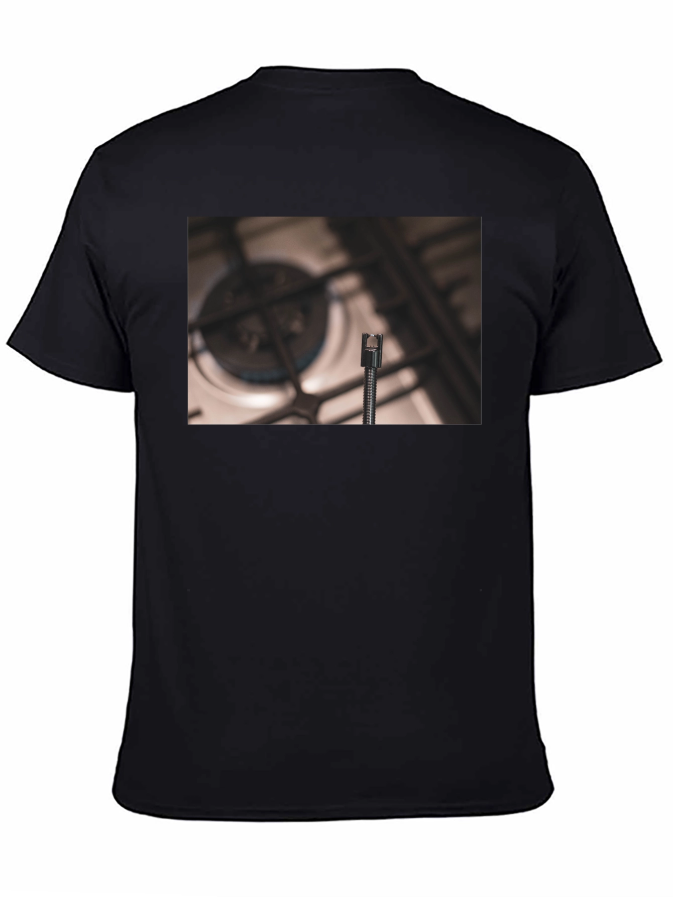Novelty T-Shirt with Kitchen Burner Graphic