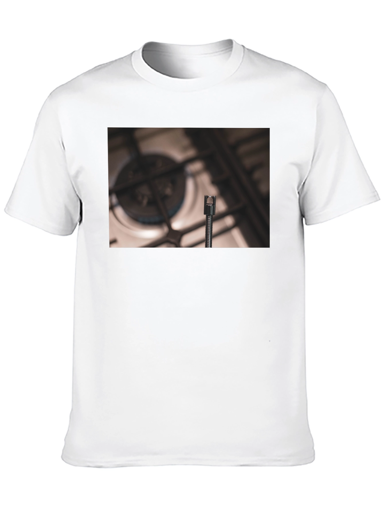 Novelty T-Shirt with Kitchen Burner Graphic
