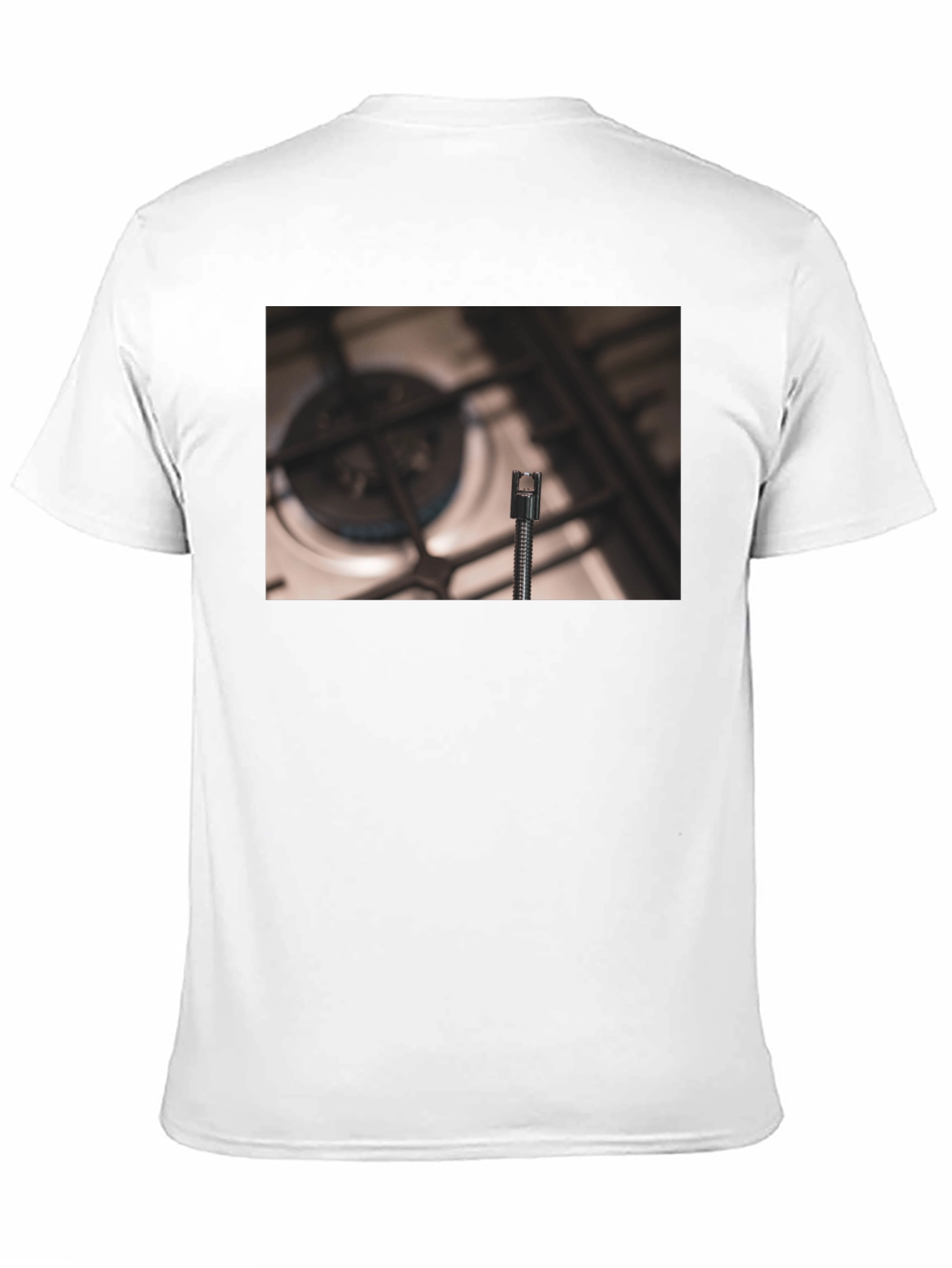 Novelty T-Shirt with Kitchen Burner Graphic