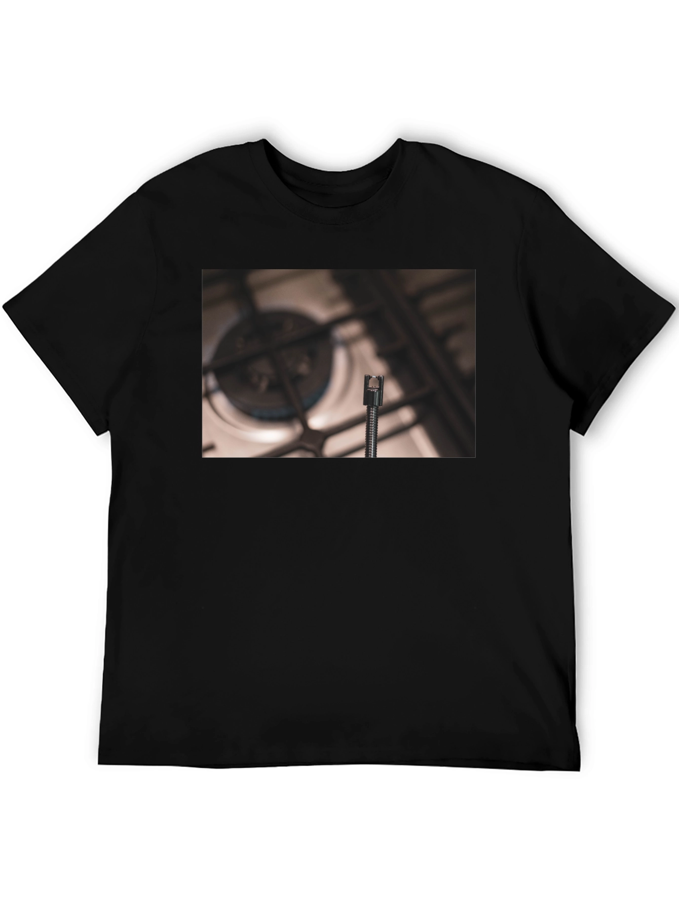 Novelty T-Shirt with Kitchen Burner Graphic
