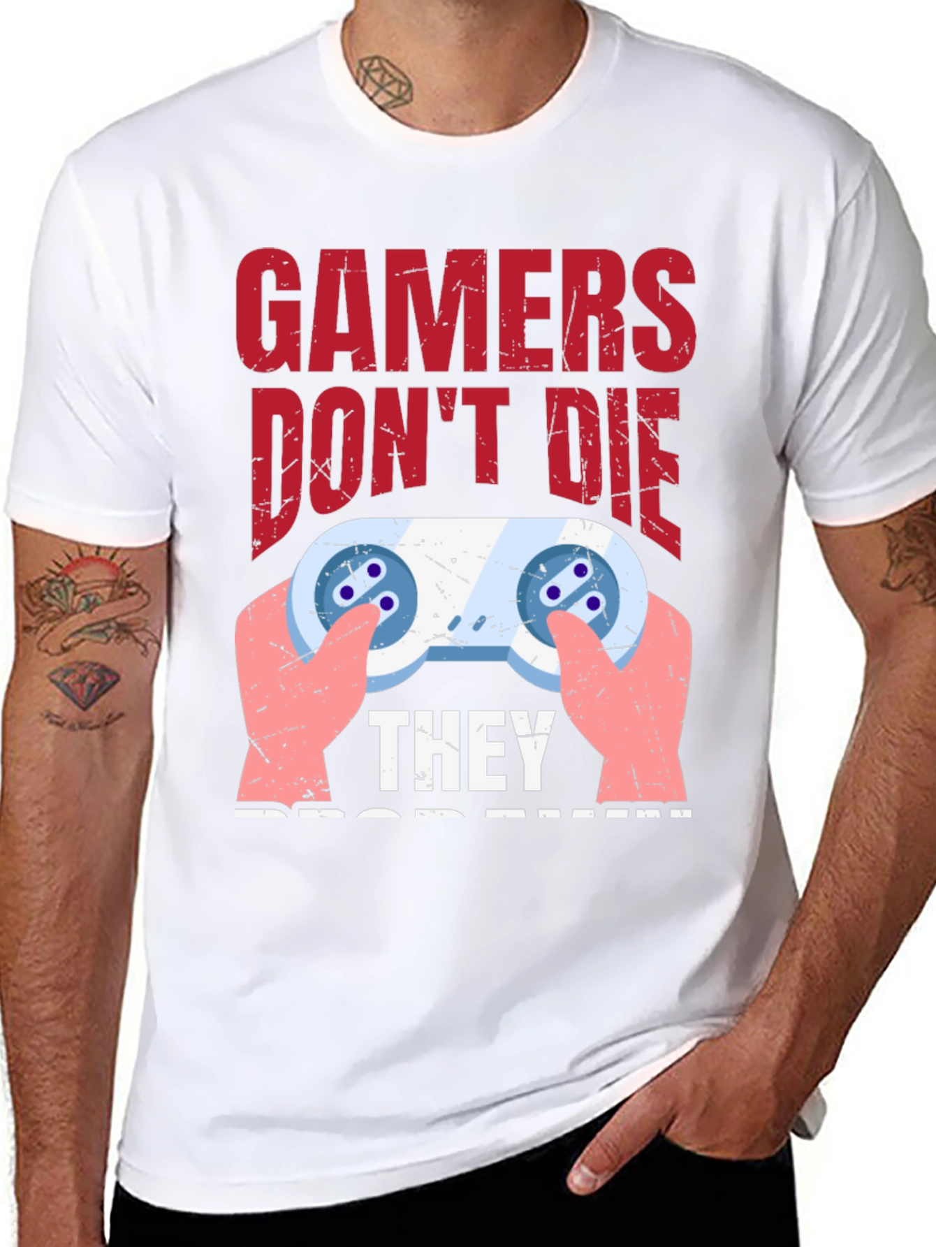 Gamers Dont Die T-Shirt
