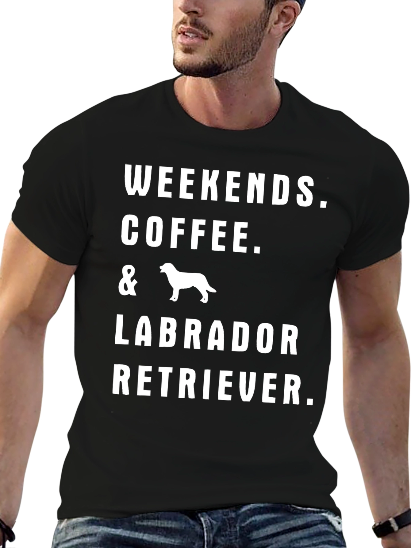 Weekend Coffee Labrador Retriever T-Shirt