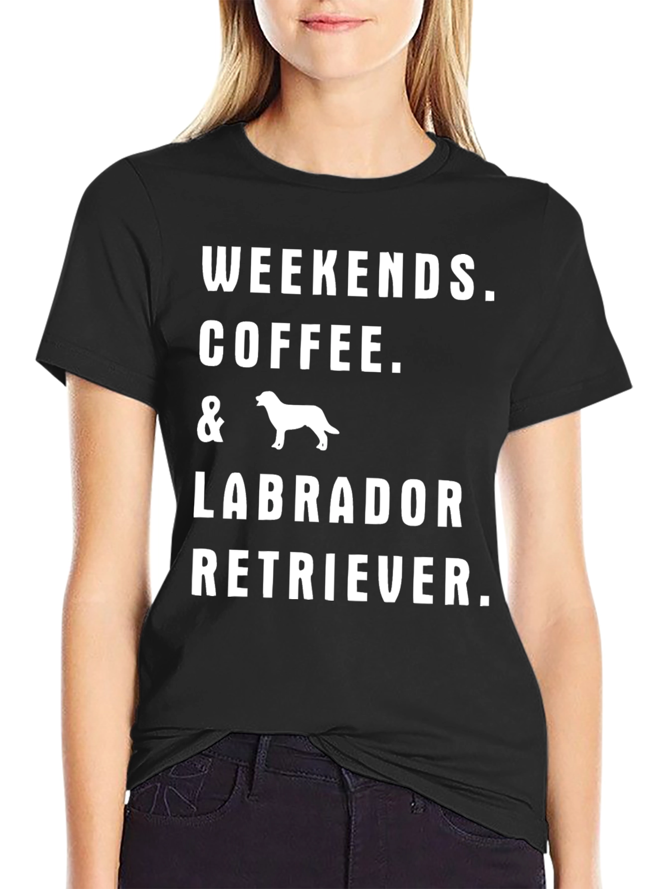 Weekend Coffee Labrador Retriever T-Shirt