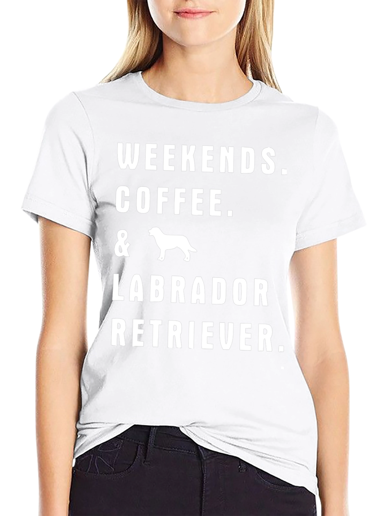 Weekend Coffee Labrador Retriever T-Shirt