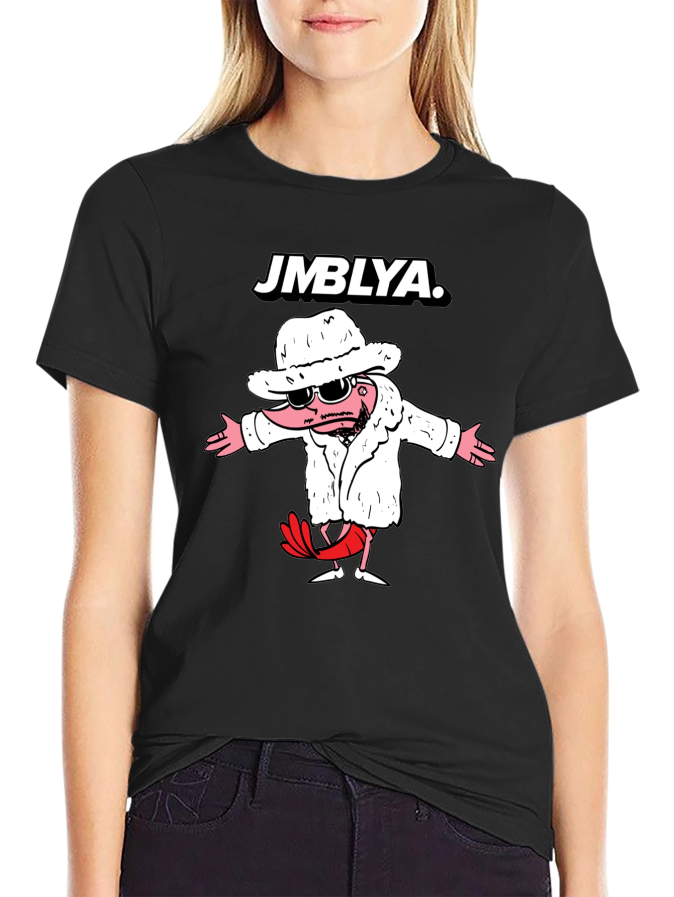JMBYLA Cartoon Character Graphic T-Shirt