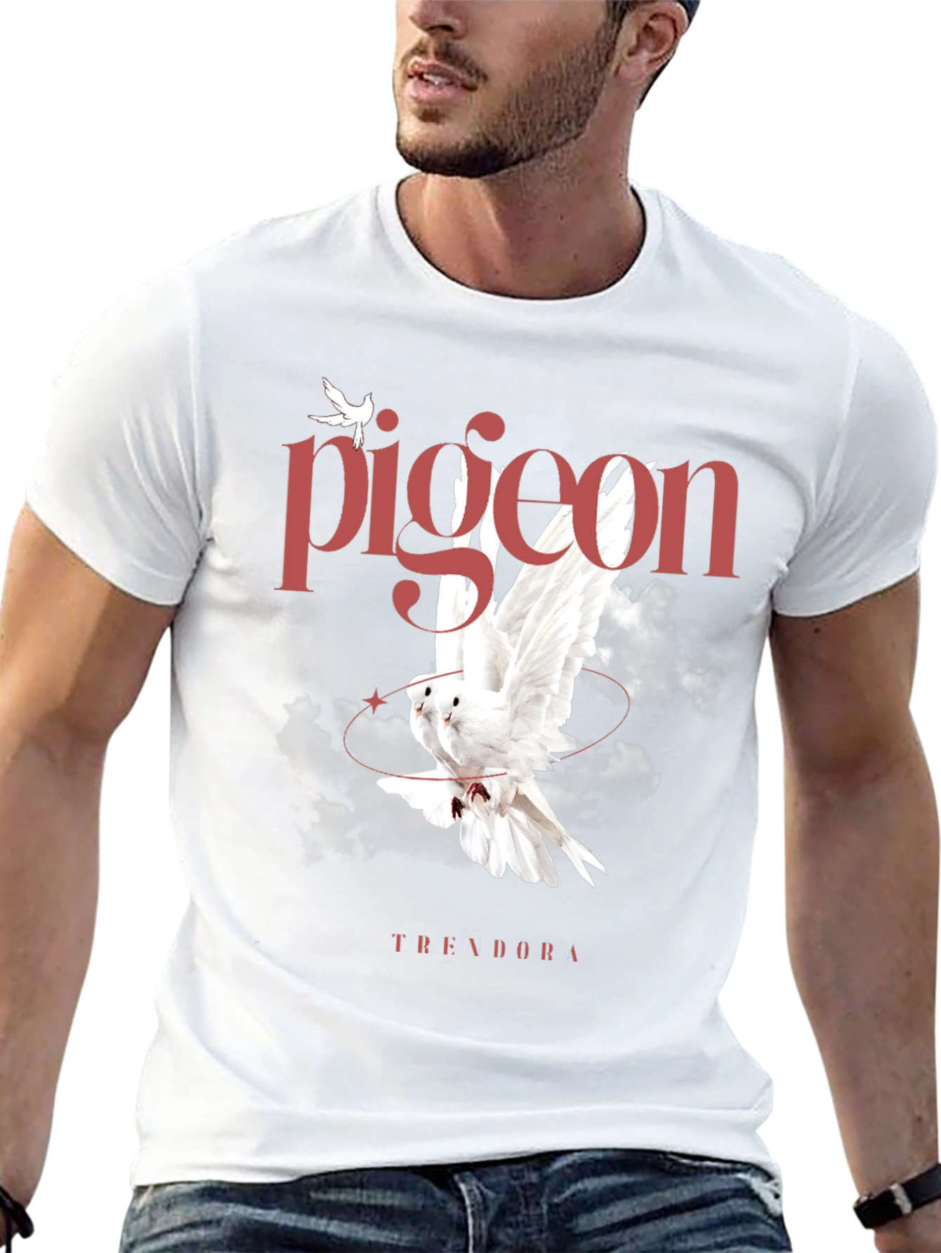 Pigeon Graphic Black T-Shirt - Trending Now!