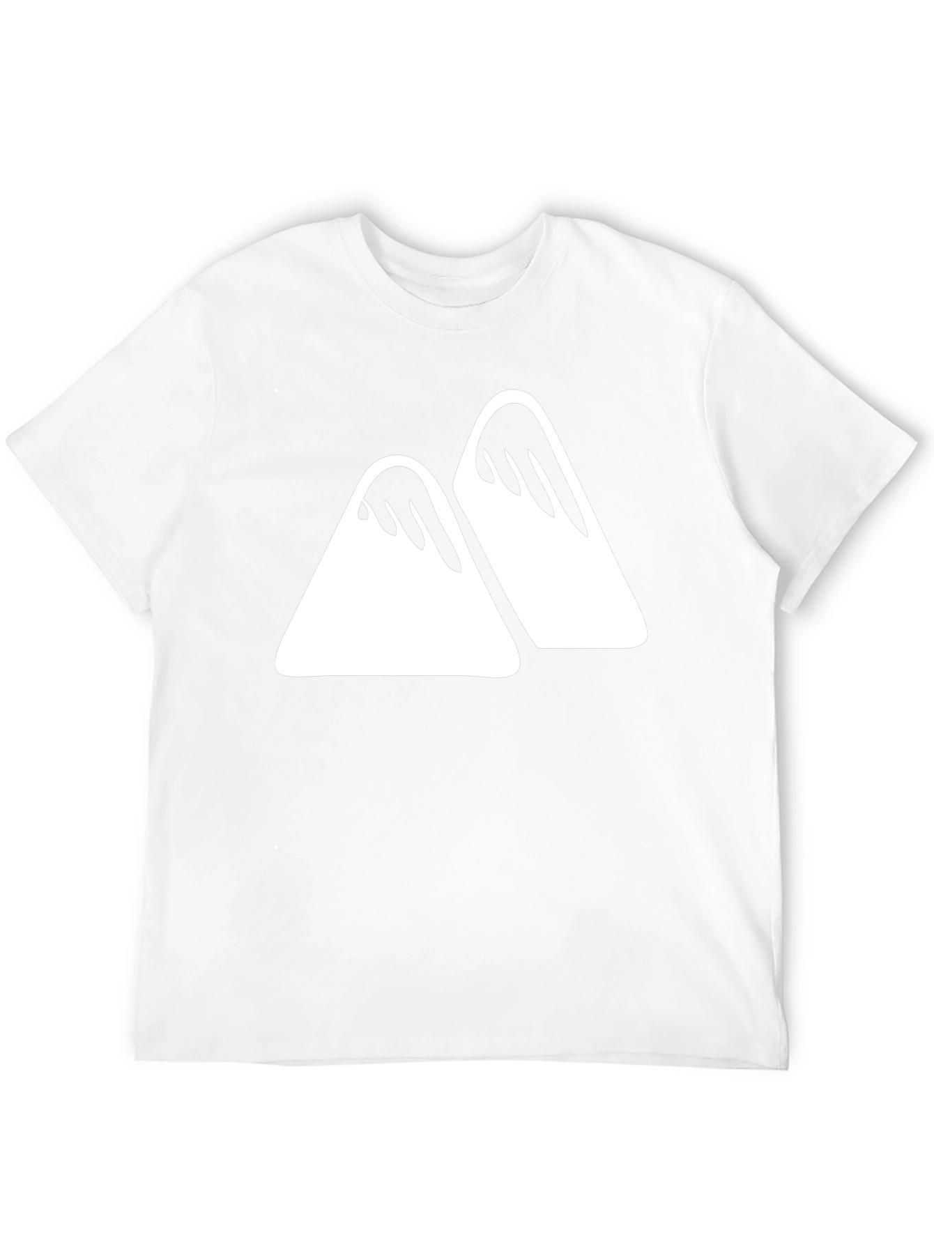 Mountain Peak Graphic Tee - Modern Black T-Shirt