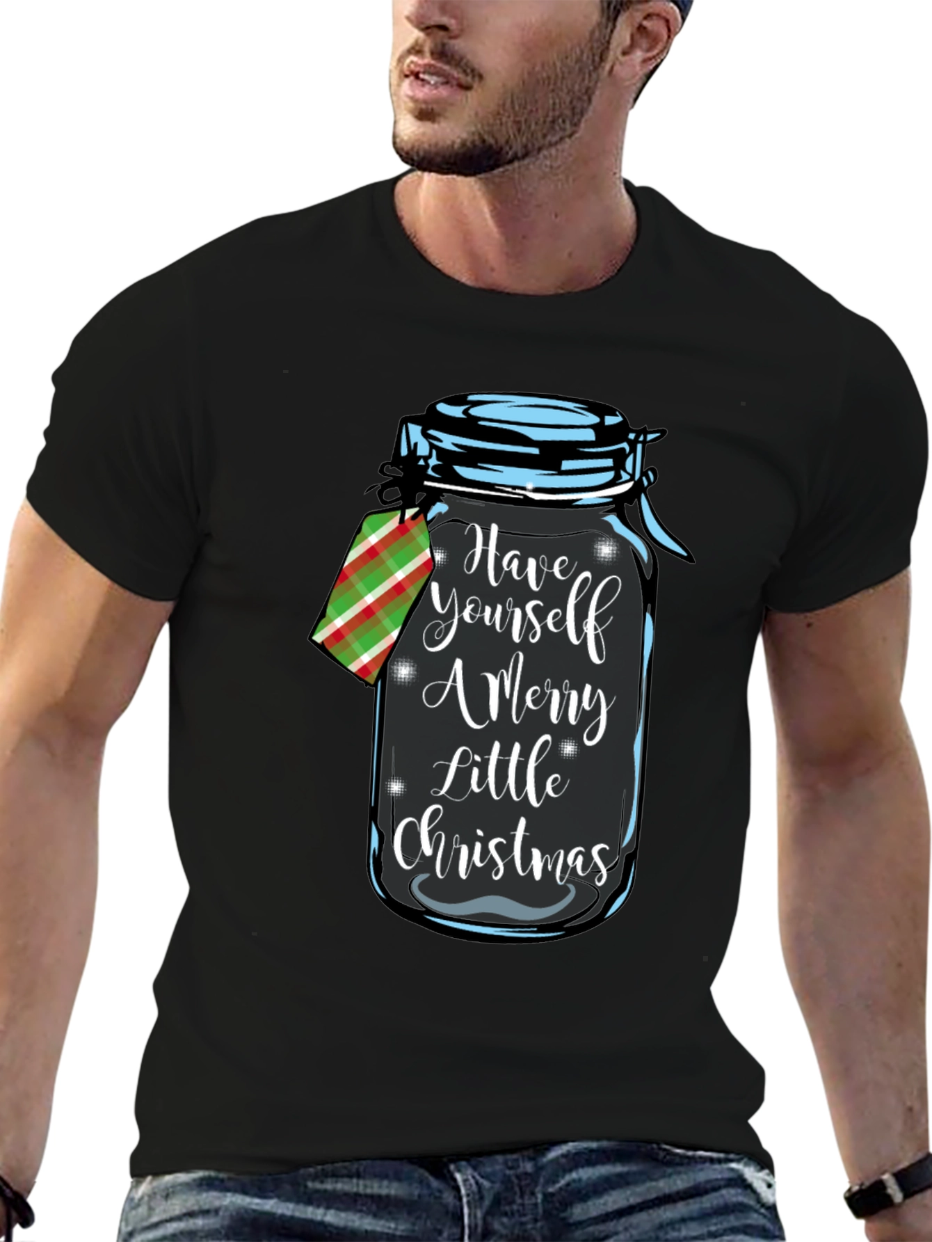Christmas Mason Jar Graphic Tee