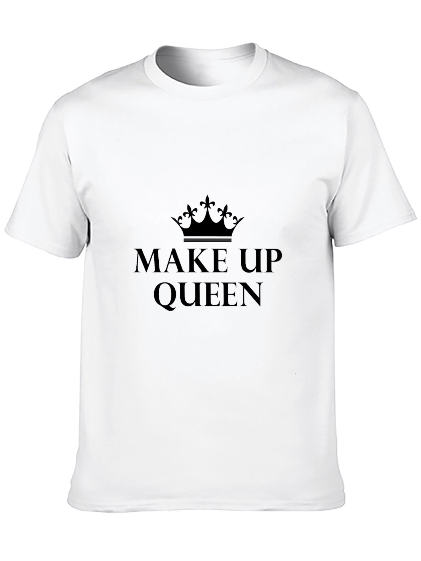 Make Up Queen Graphic Tee - Black T-Shirt