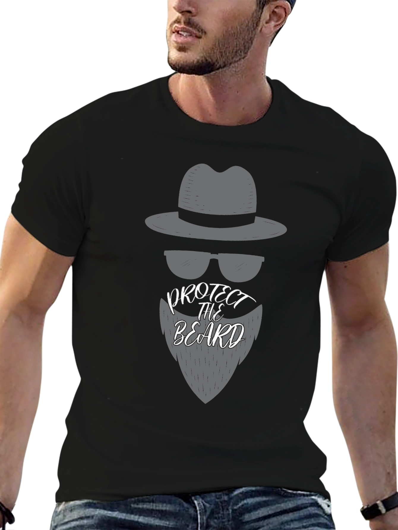 Protect the Beard Graphic T-Shirt