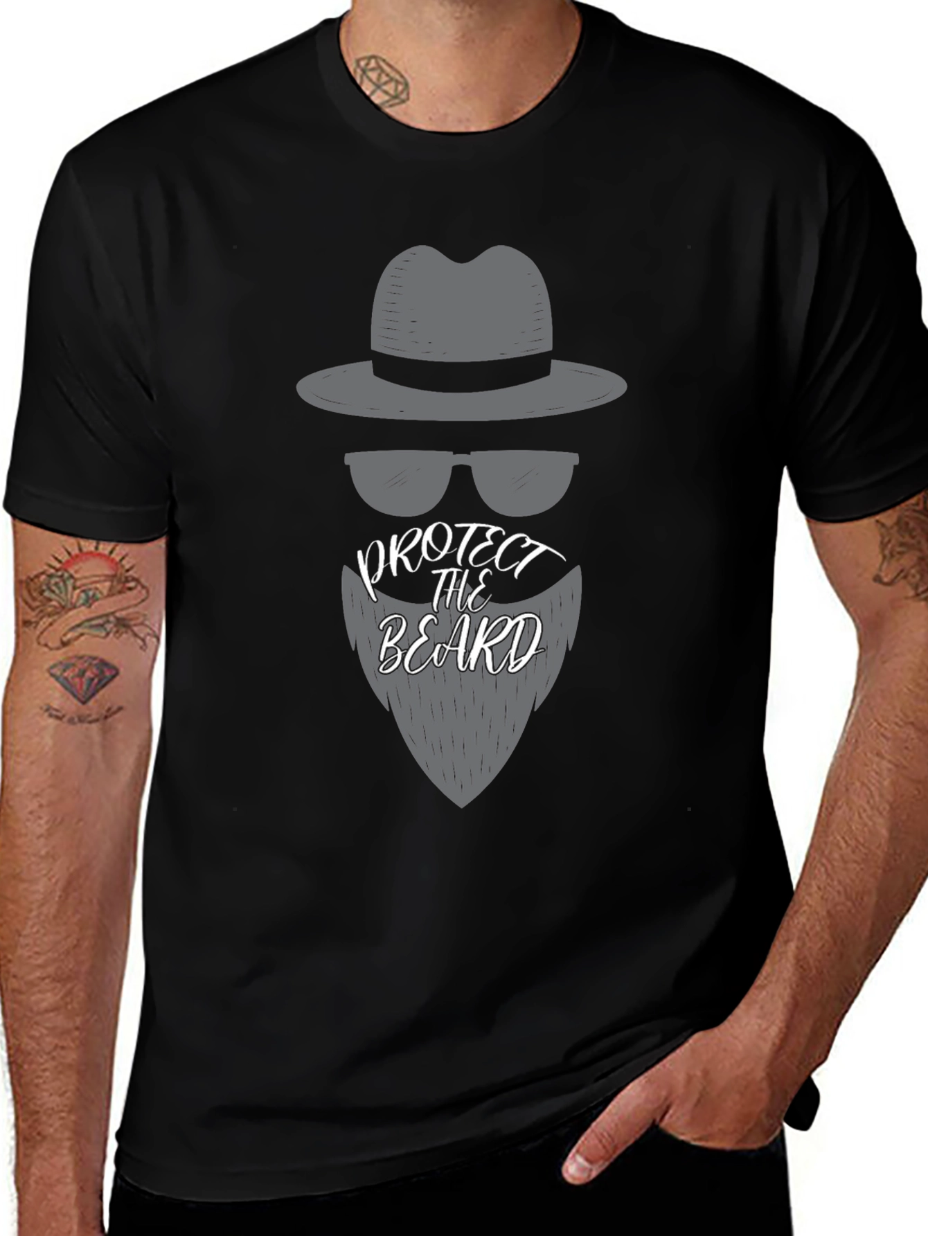 Protect the Beard Graphic T-Shirt