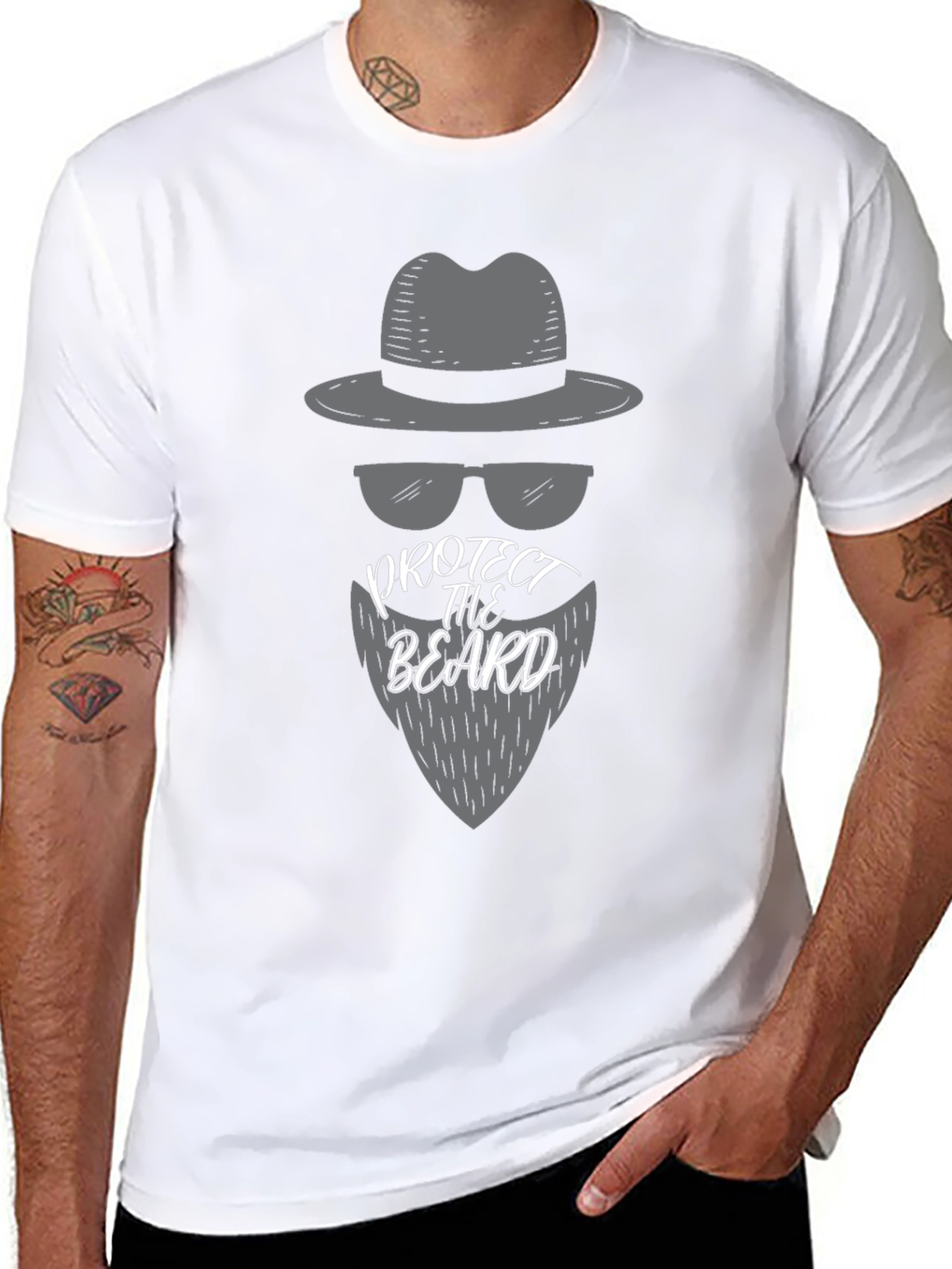 Protect the Beard Graphic T-Shirt