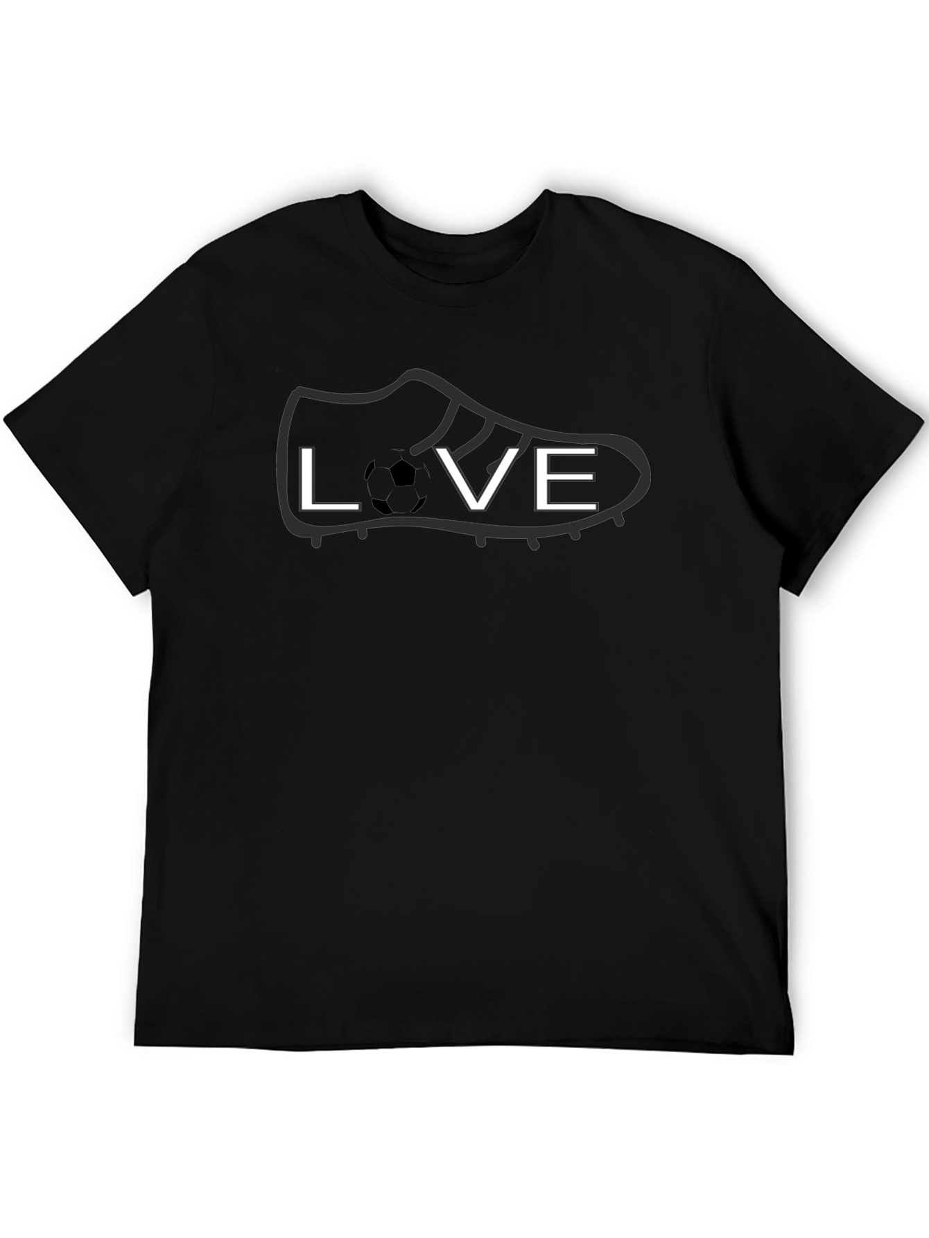 Soccer Love T-Shirt - Shoe and Ball Graphic Tee