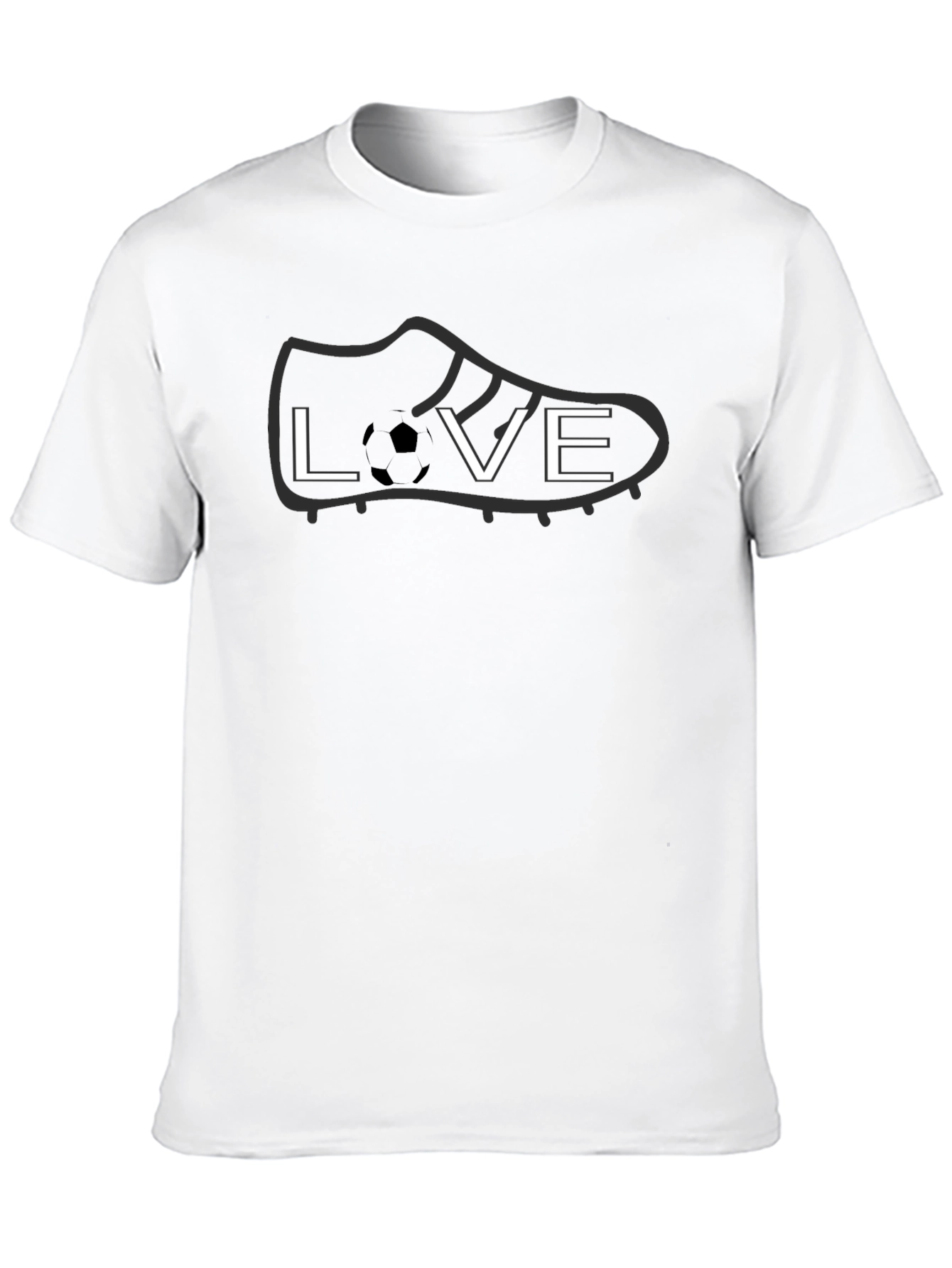 Soccer Love T-Shirt - Shoe and Ball Graphic Tee