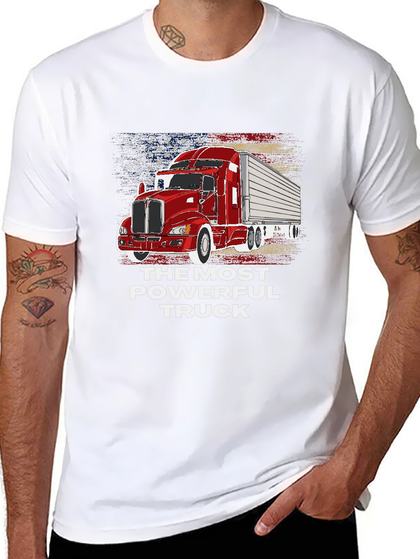 The Most Powerful Truck Graphic Tee