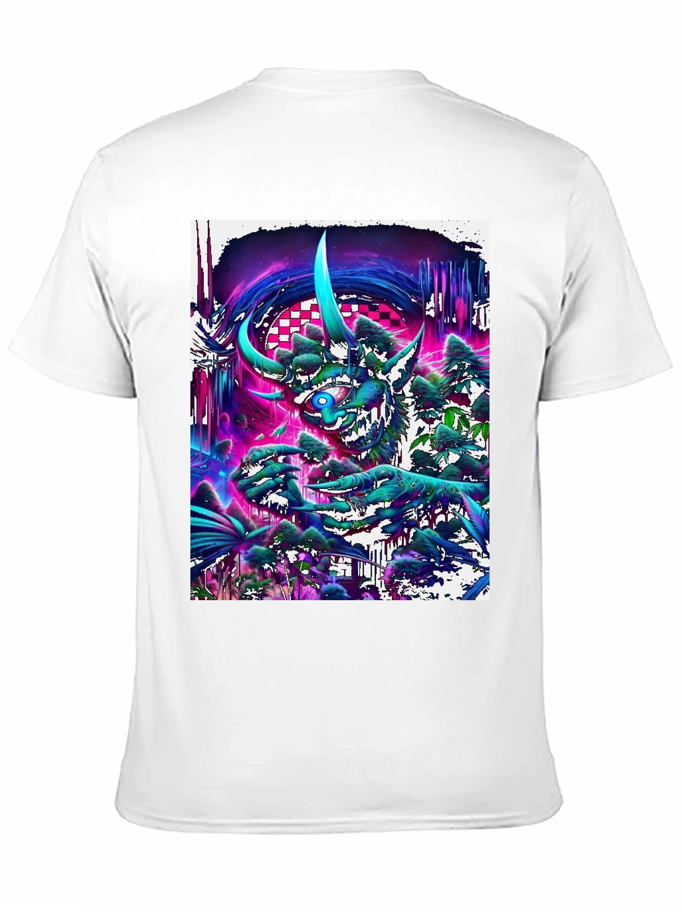 Psychedelic Forest Creature Graphic Tee