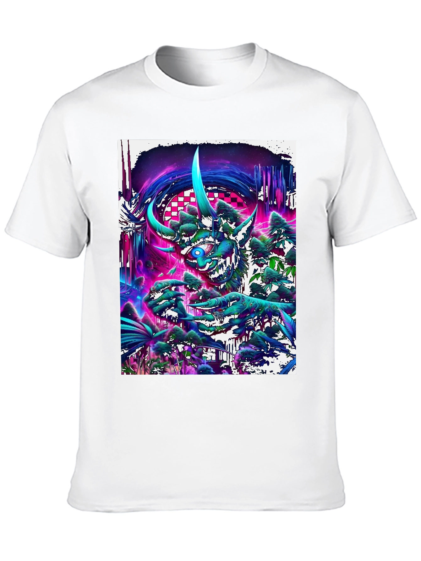 Psychedelic Forest Creature Graphic Tee