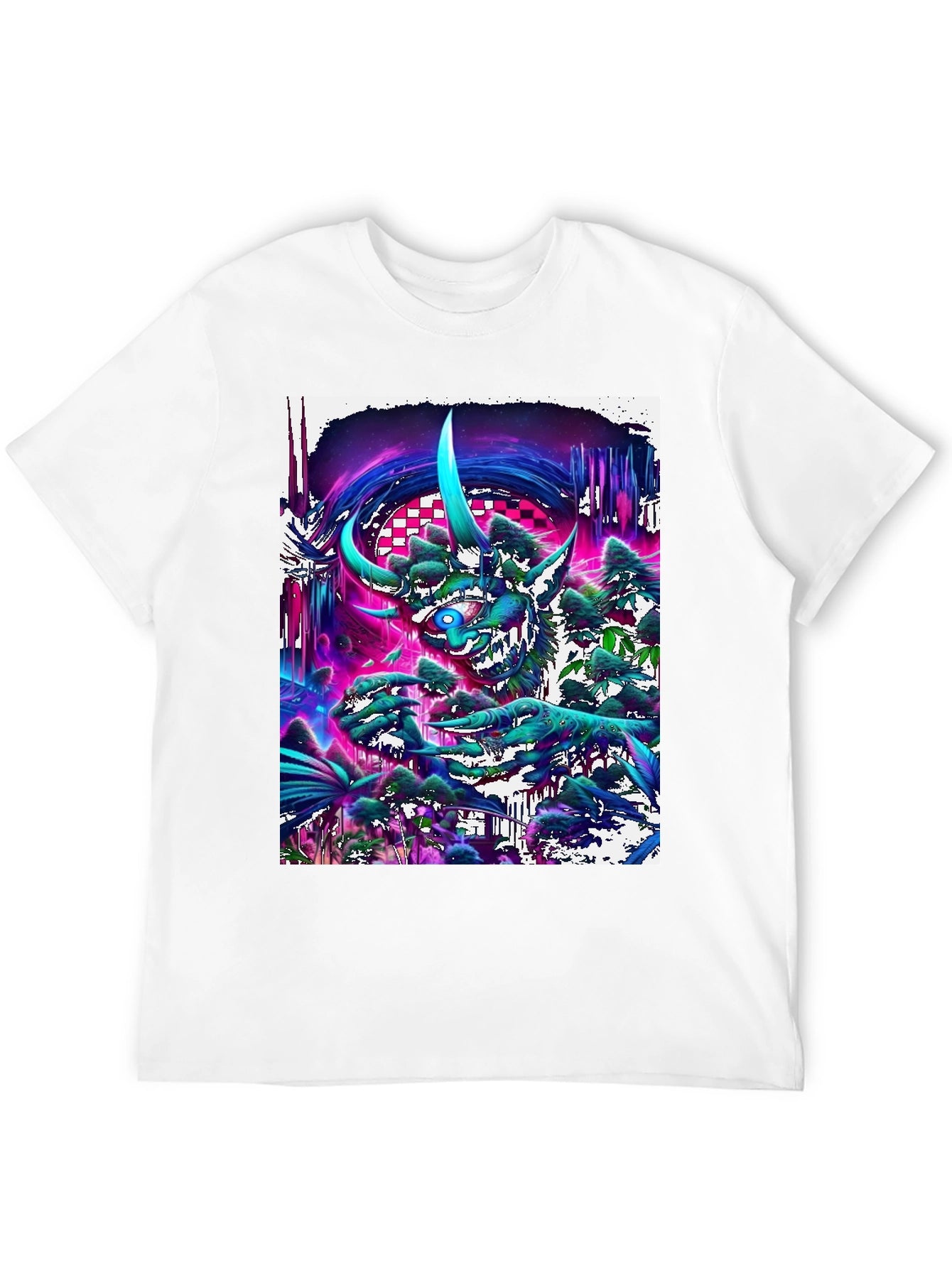 Psychedelic Forest Creature Graphic Tee