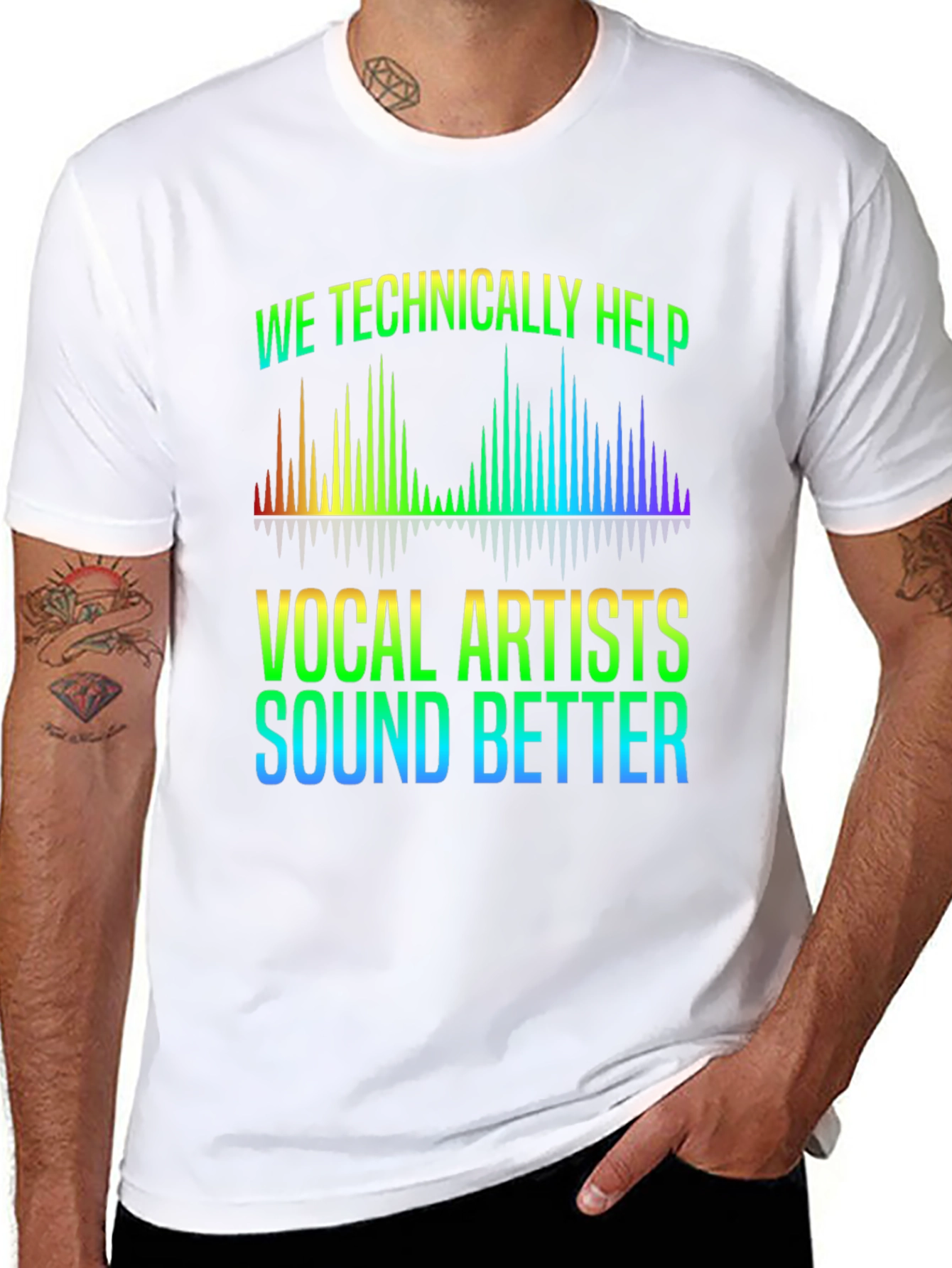 Vocal Artist Rainbow Spectrum T-Shirt