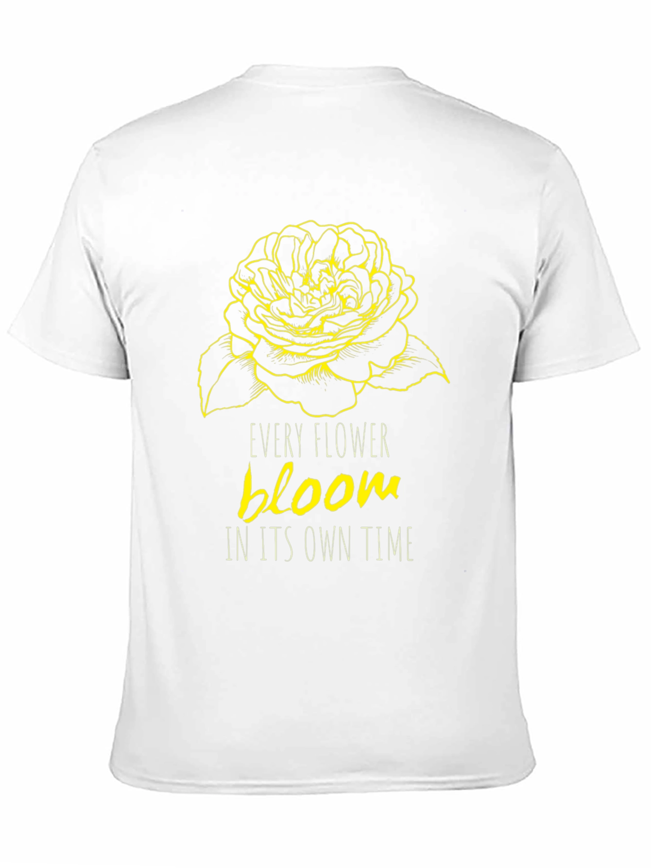 Floral Bloom T-Shirt - Inspirational Graphic Tee