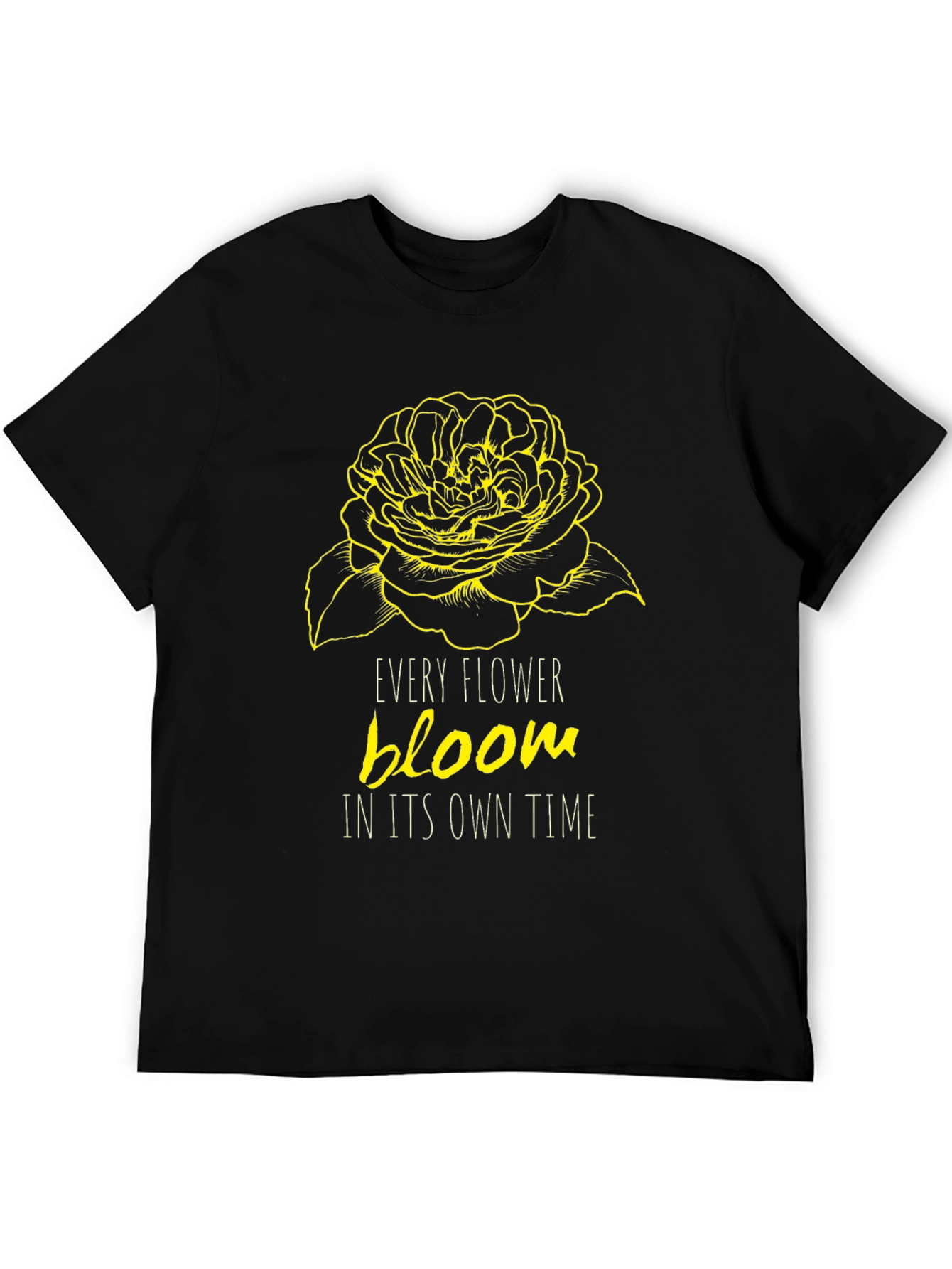 Floral Bloom T-Shirt - Inspirational Graphic Tee