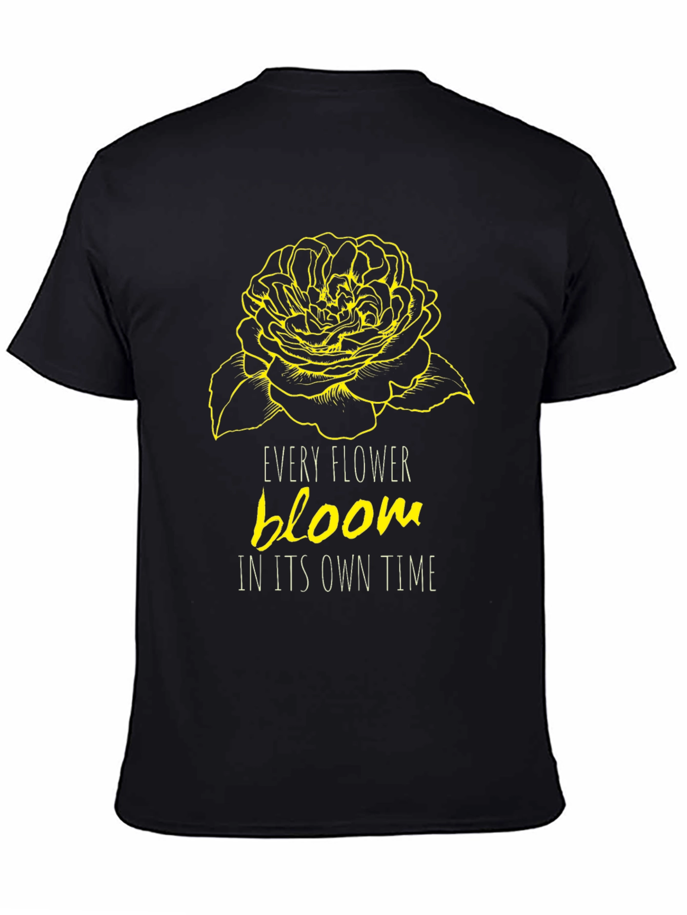 Floral Bloom T-Shirt - Inspirational Graphic Tee
