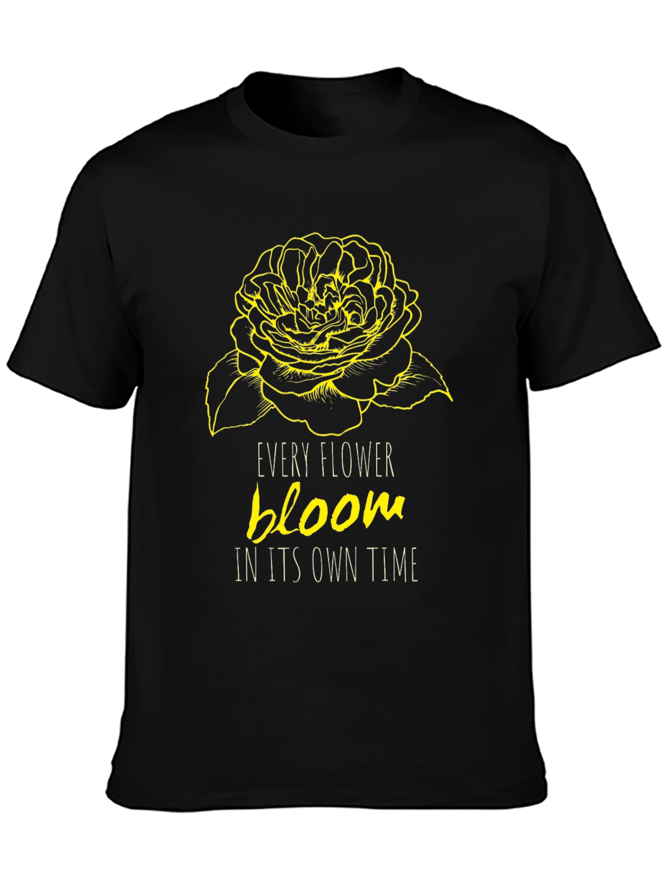Floral Bloom T-Shirt - Inspirational Graphic Tee