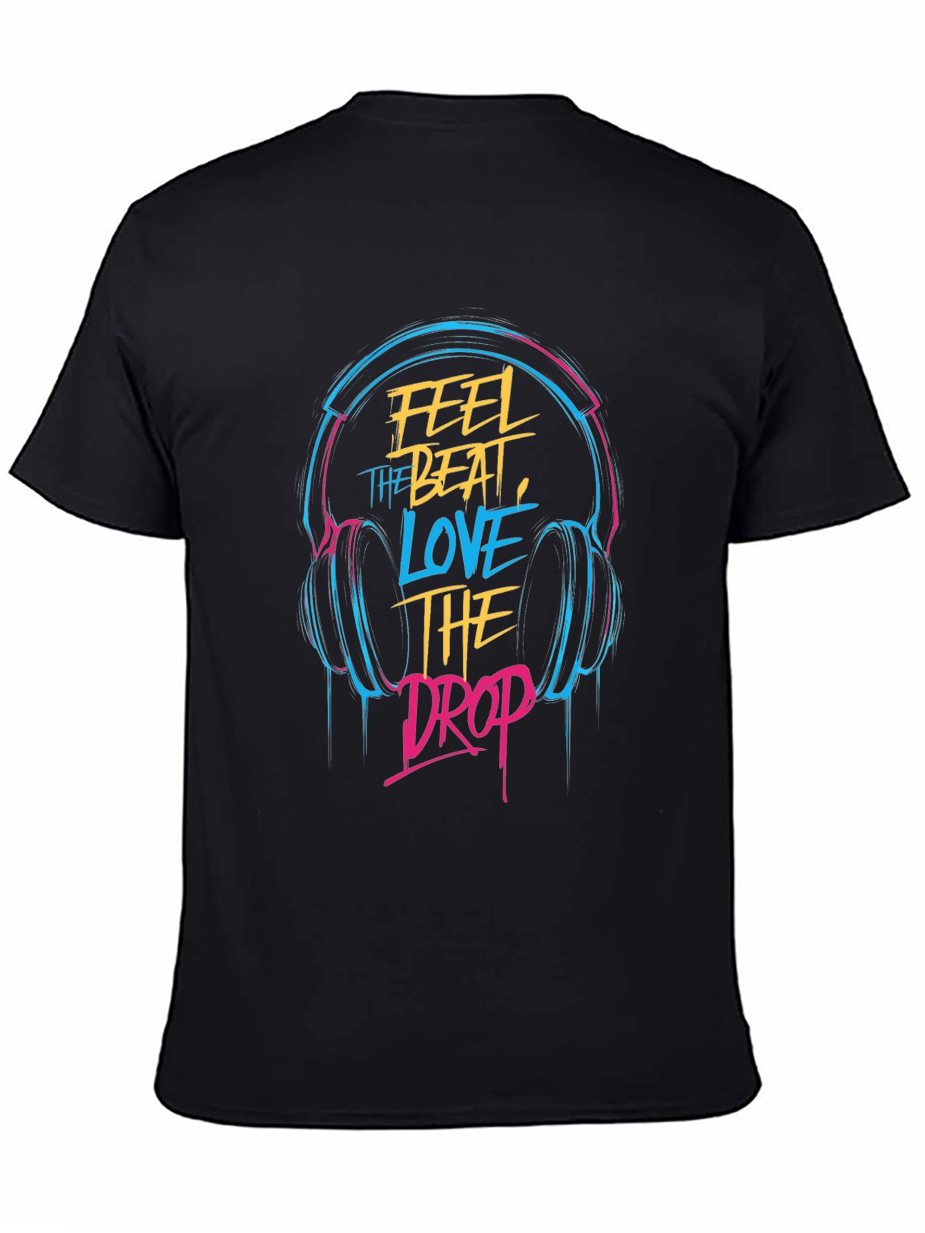 Feel the Beat T-Shirt - DJ Music Lover Tee