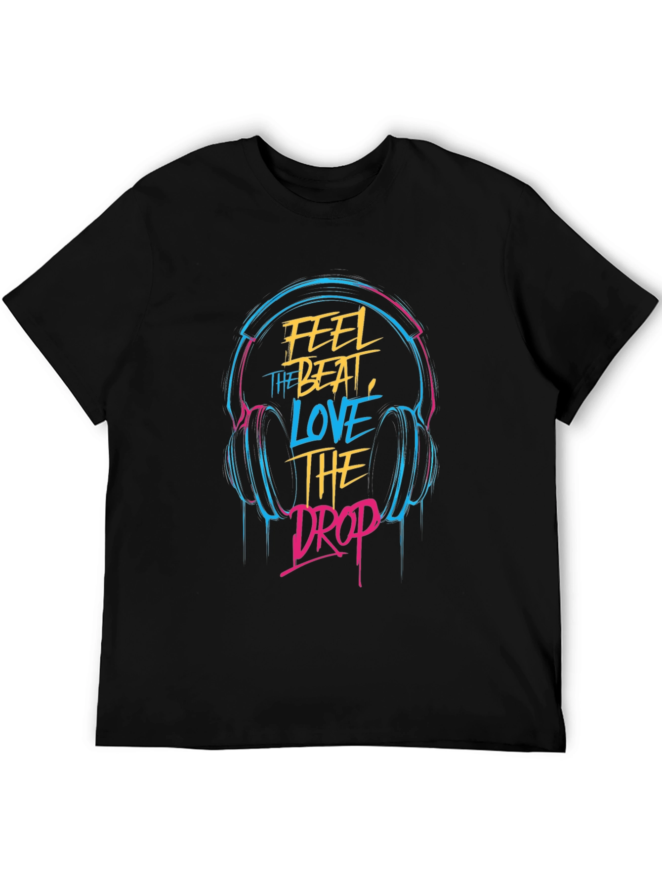 Feel the Beat T-Shirt - DJ Music Lover Tee
