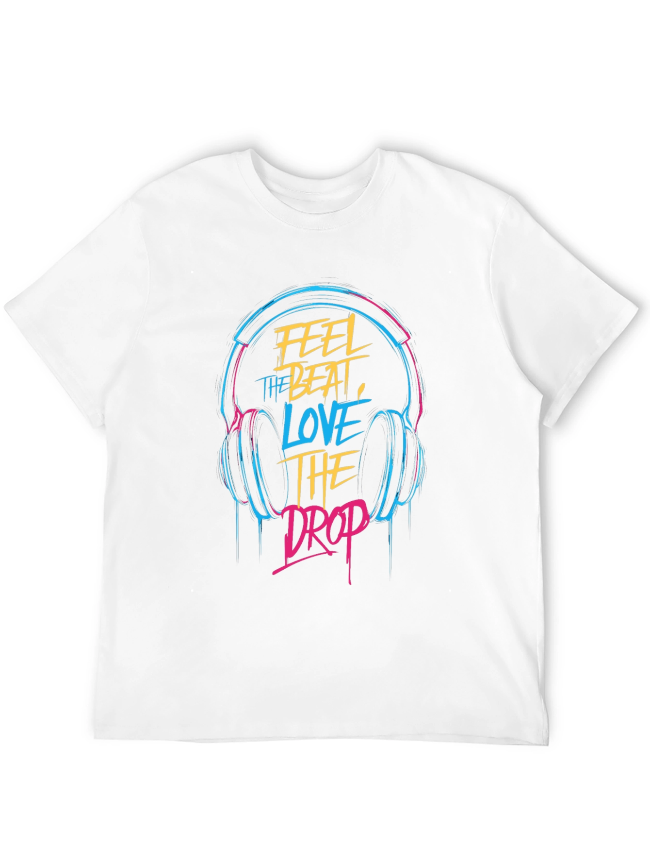 Feel the Beat T-Shirt - DJ Music Lover Tee