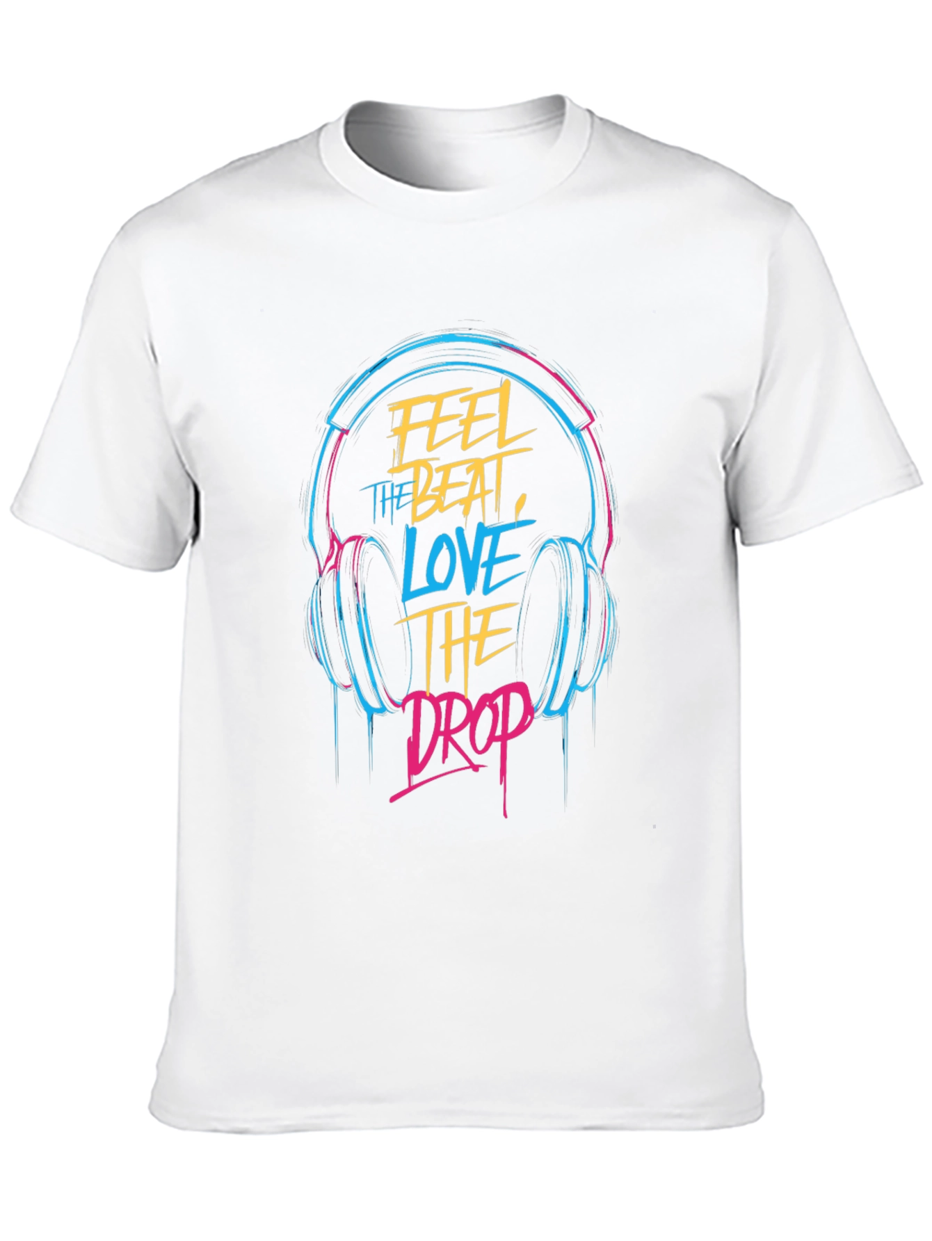 Feel the Beat T-Shirt - DJ Music Lover Tee