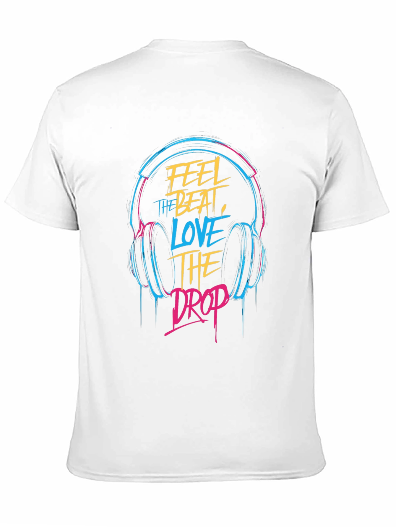 Feel the Beat T-Shirt - DJ Music Lover Tee