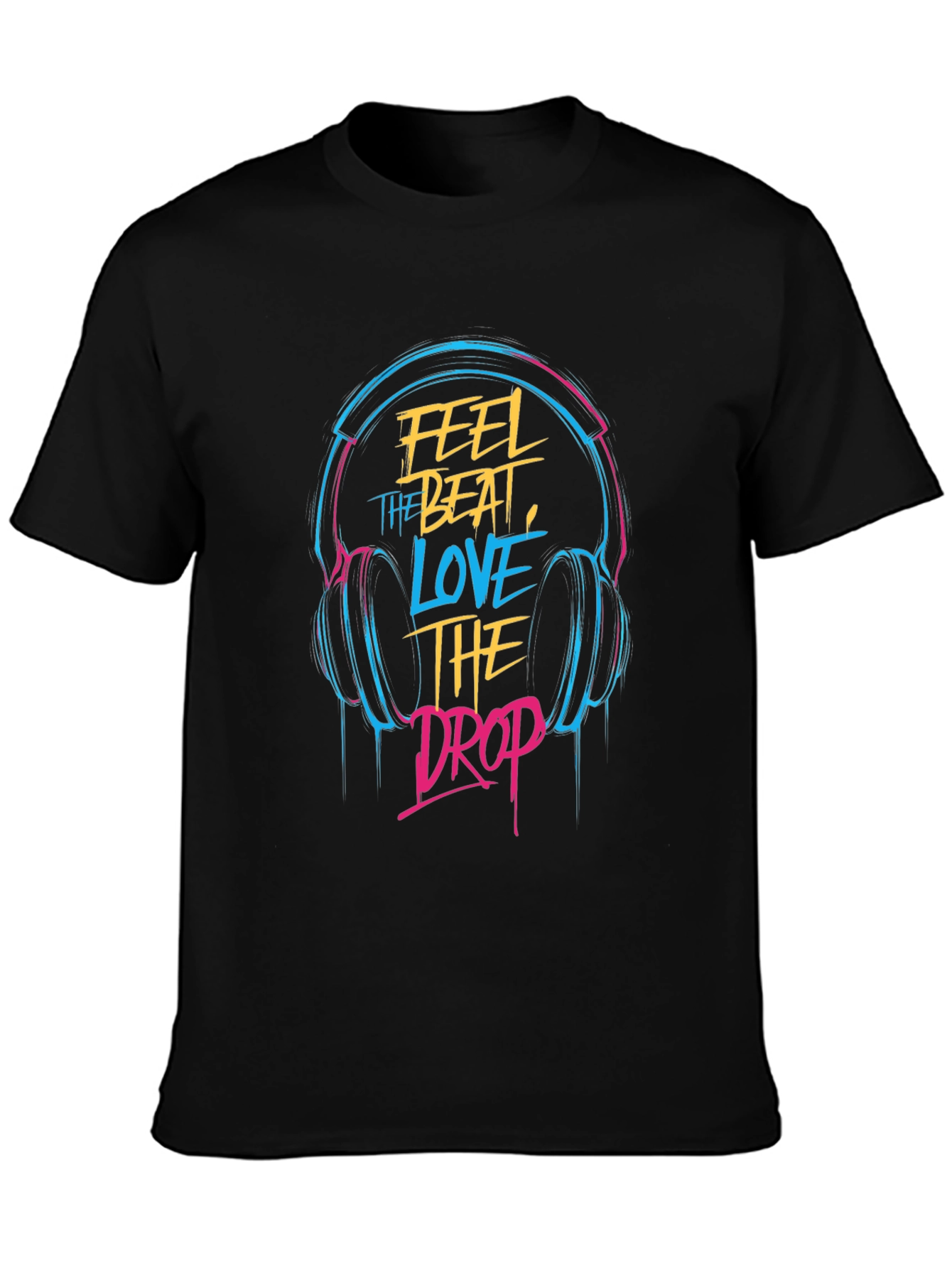 Feel the Beat T-Shirt - DJ Music Lover Tee