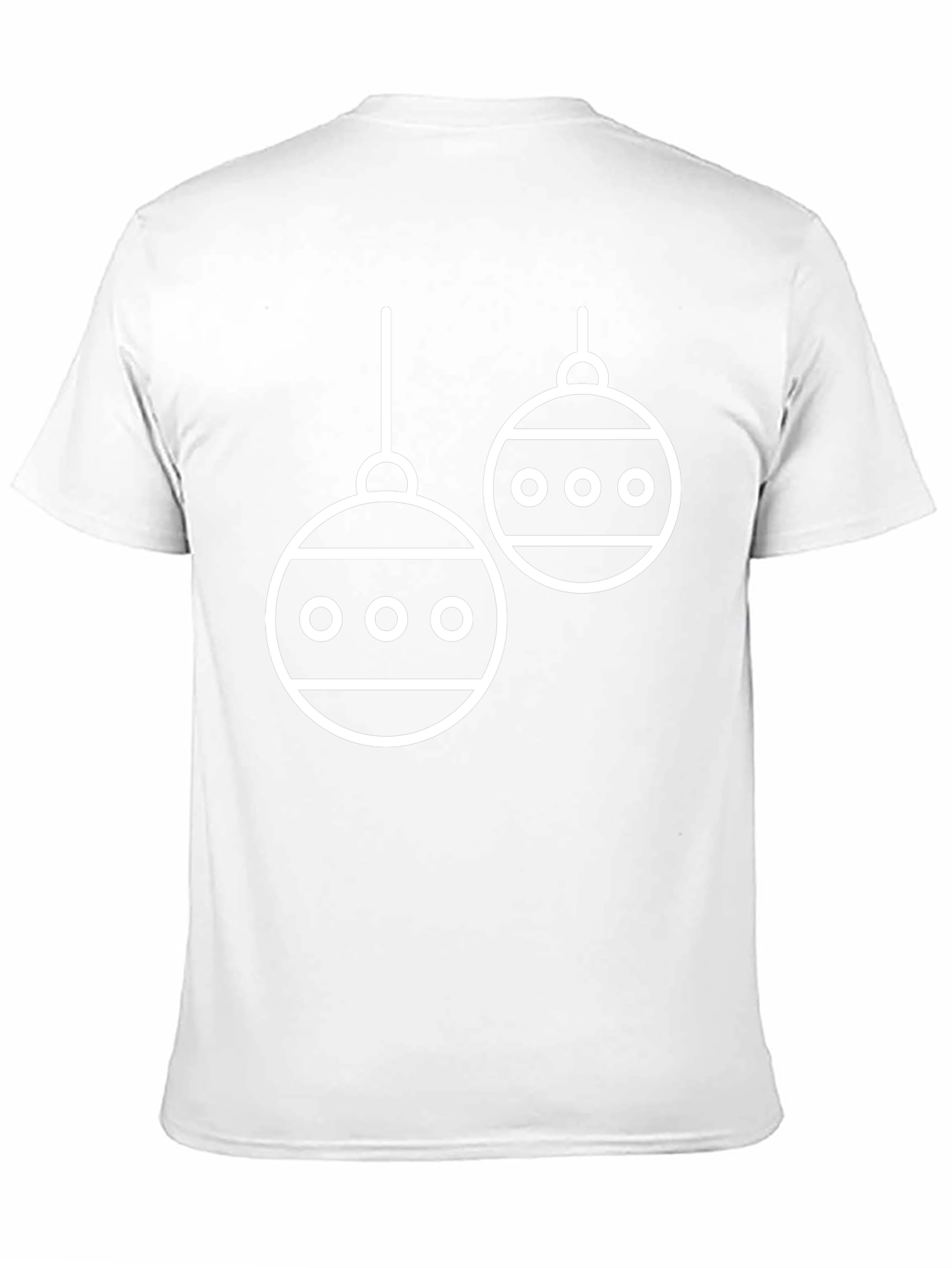 Festive Christmas Ornament T-Shirt - Black