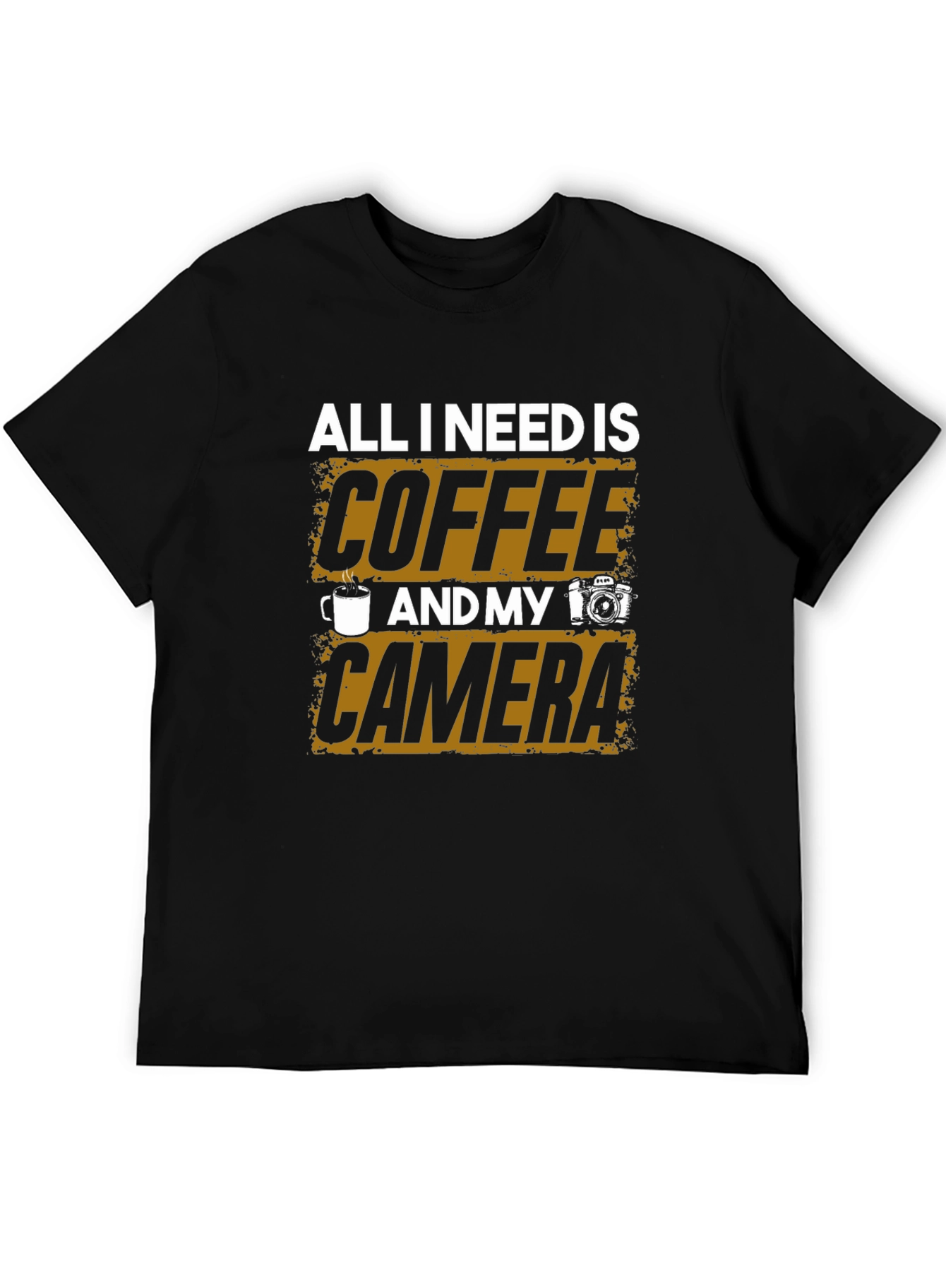 Coffee & Camera T-Shirt: Photographers Essential Tee